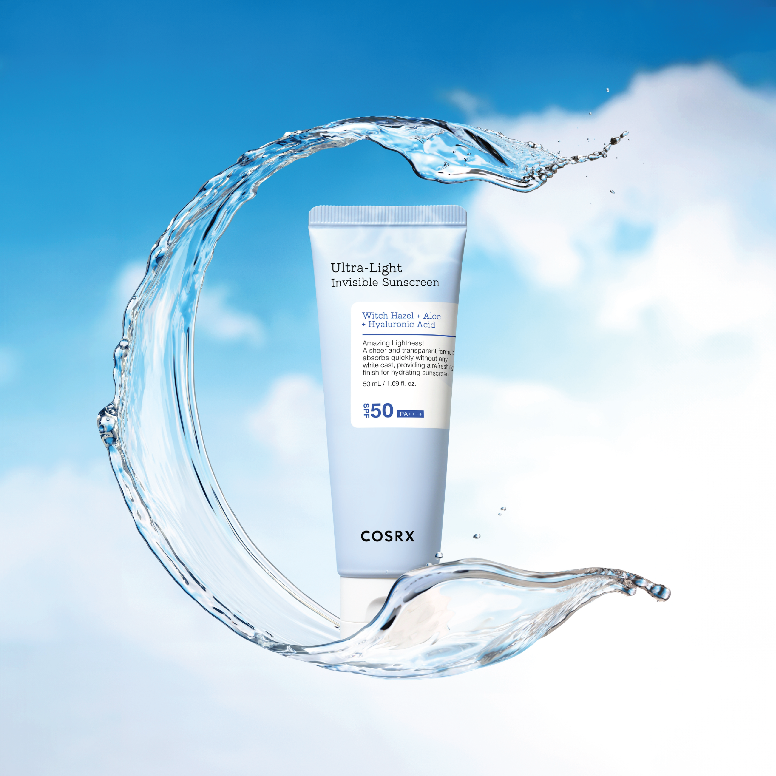 COSRX Ultra-Light Invisible Sunscreen SPF50+ PA++++, 50 ml