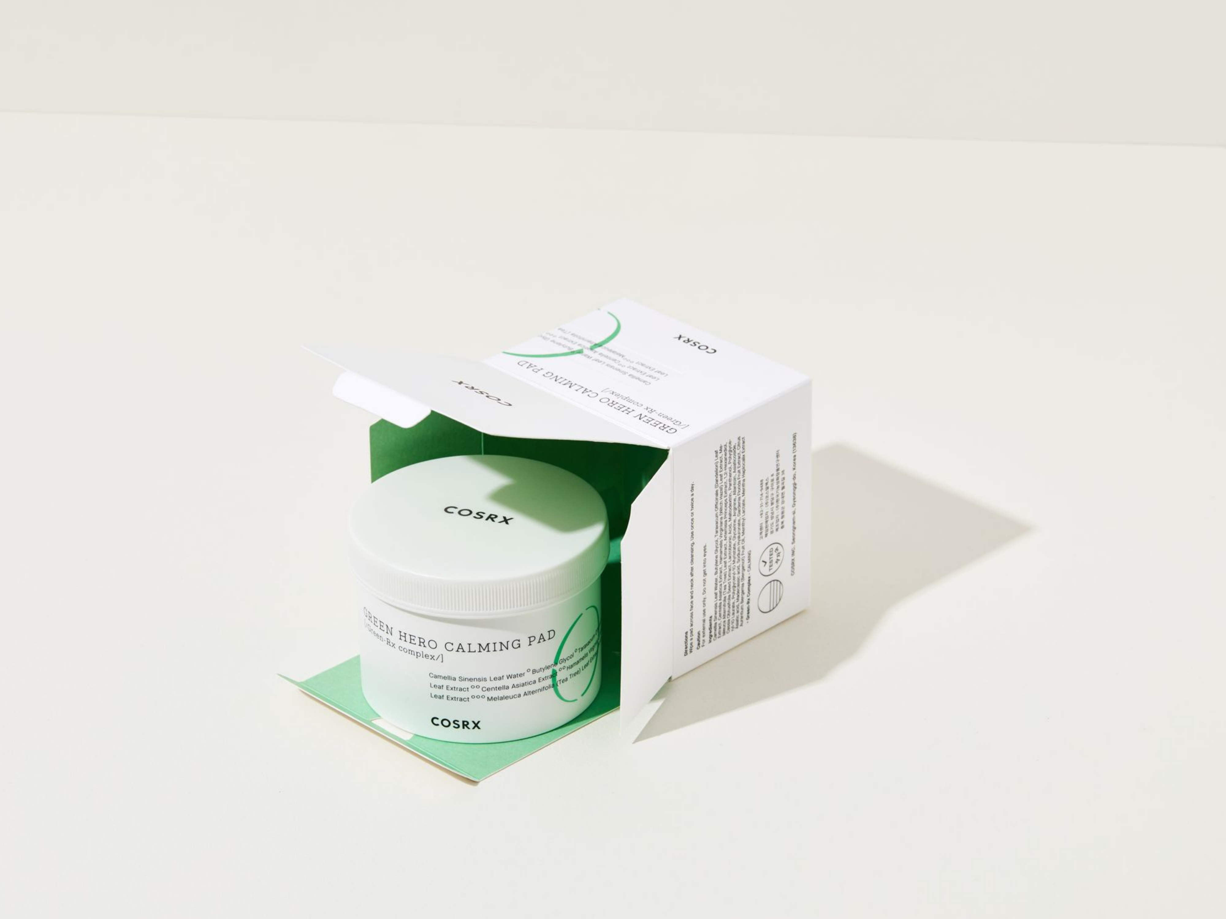 COSRX One Step Green Hero Calming Pad, 70 stk.