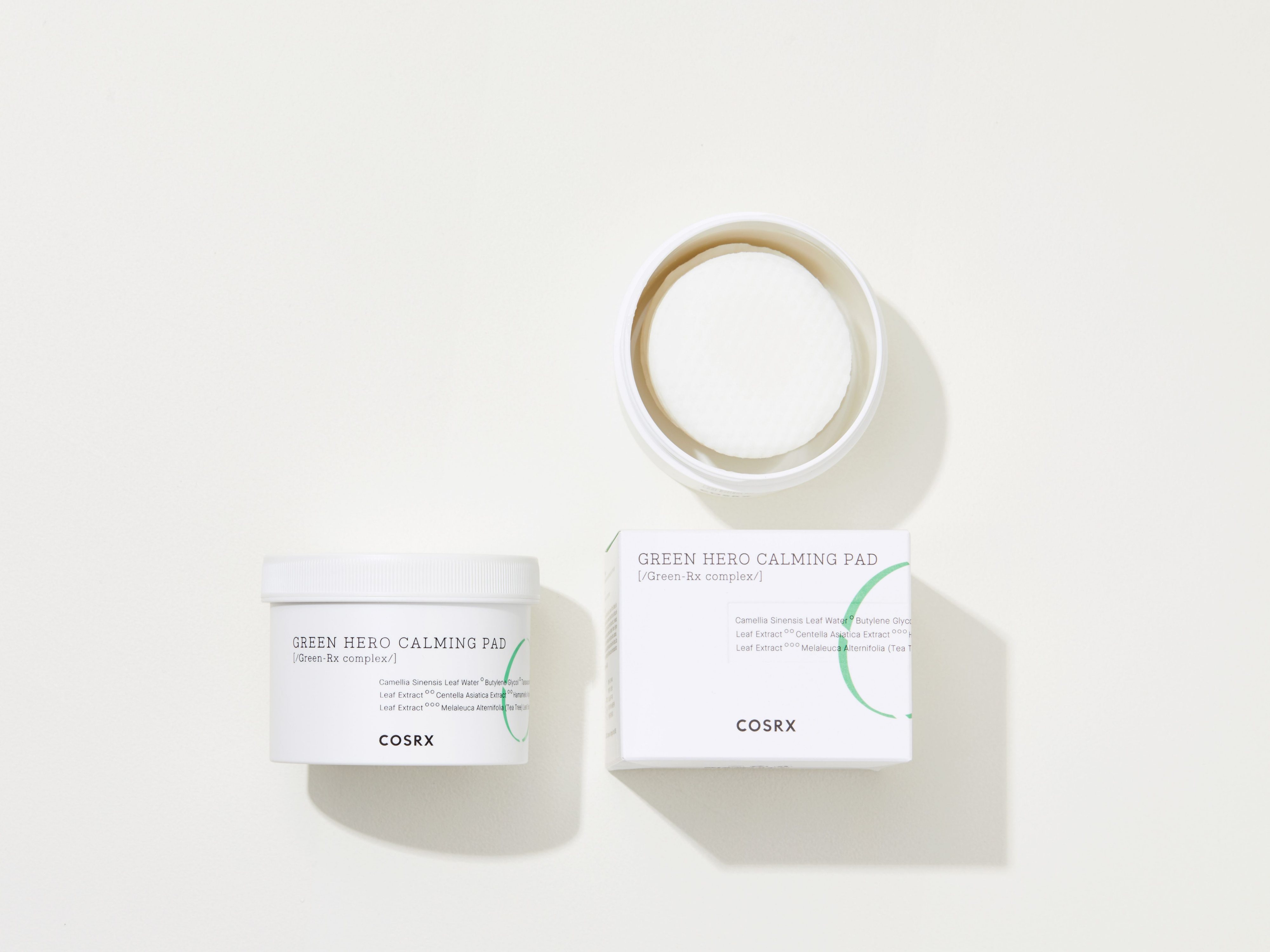 COSRX One Step Green Hero Calming Pad, 70 stk.