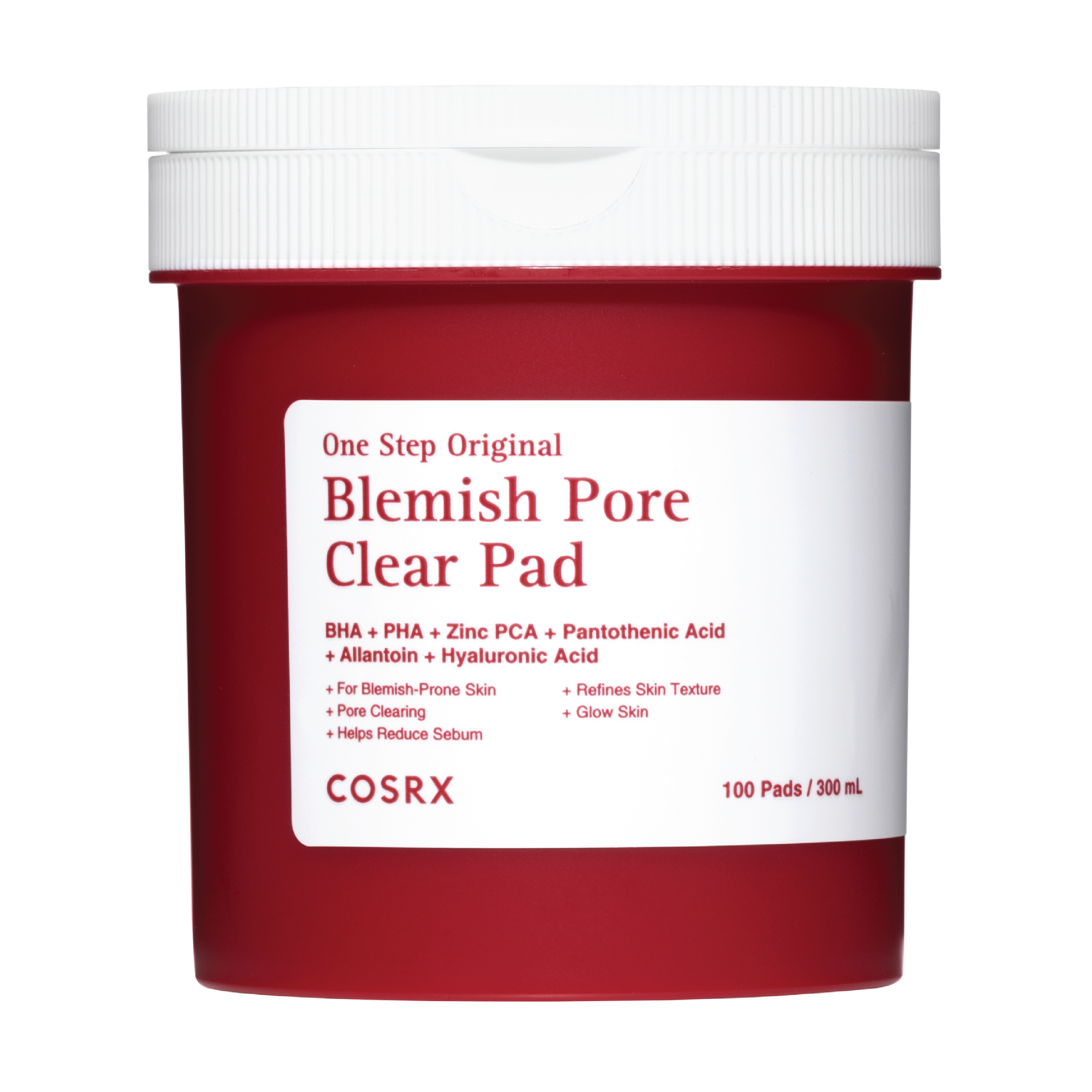COSRX One Step Original Blemish Pore Clear Pad, 100 stk.