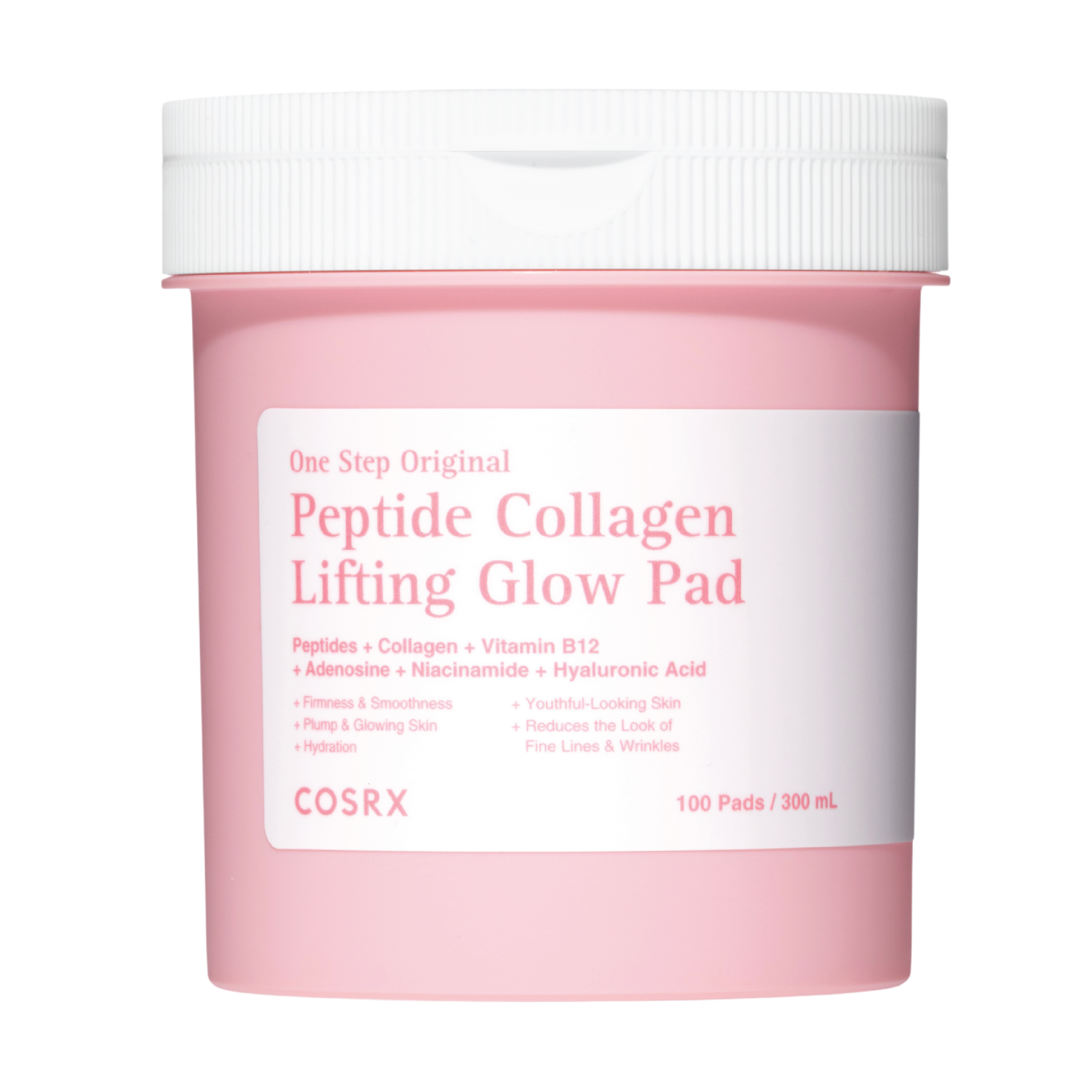 COSRX One Step Original Peptide Collagen Lifting Glow Pad, 100 stk.