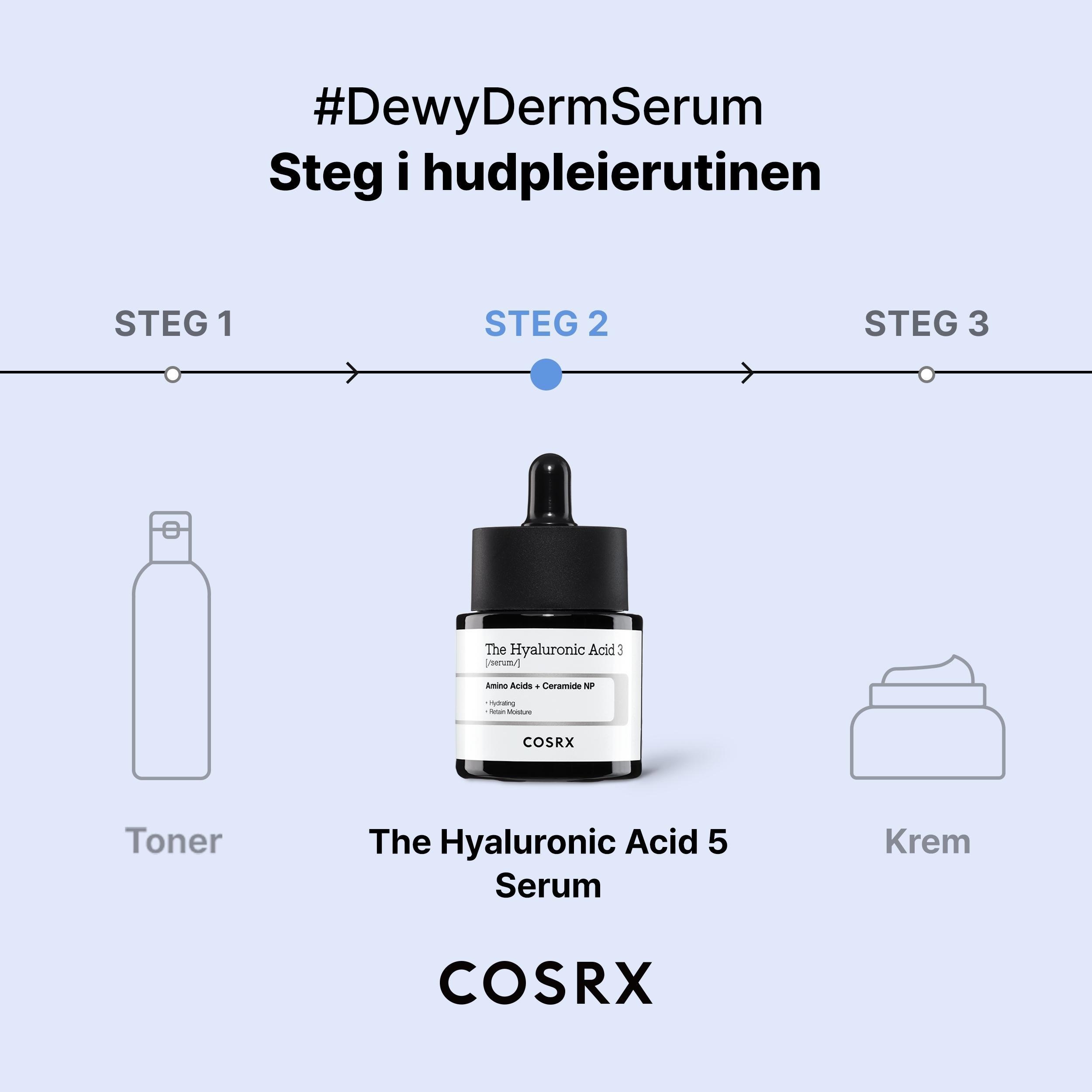 COSRX The Hyaluronic Acid 3 Serum, 20 ml