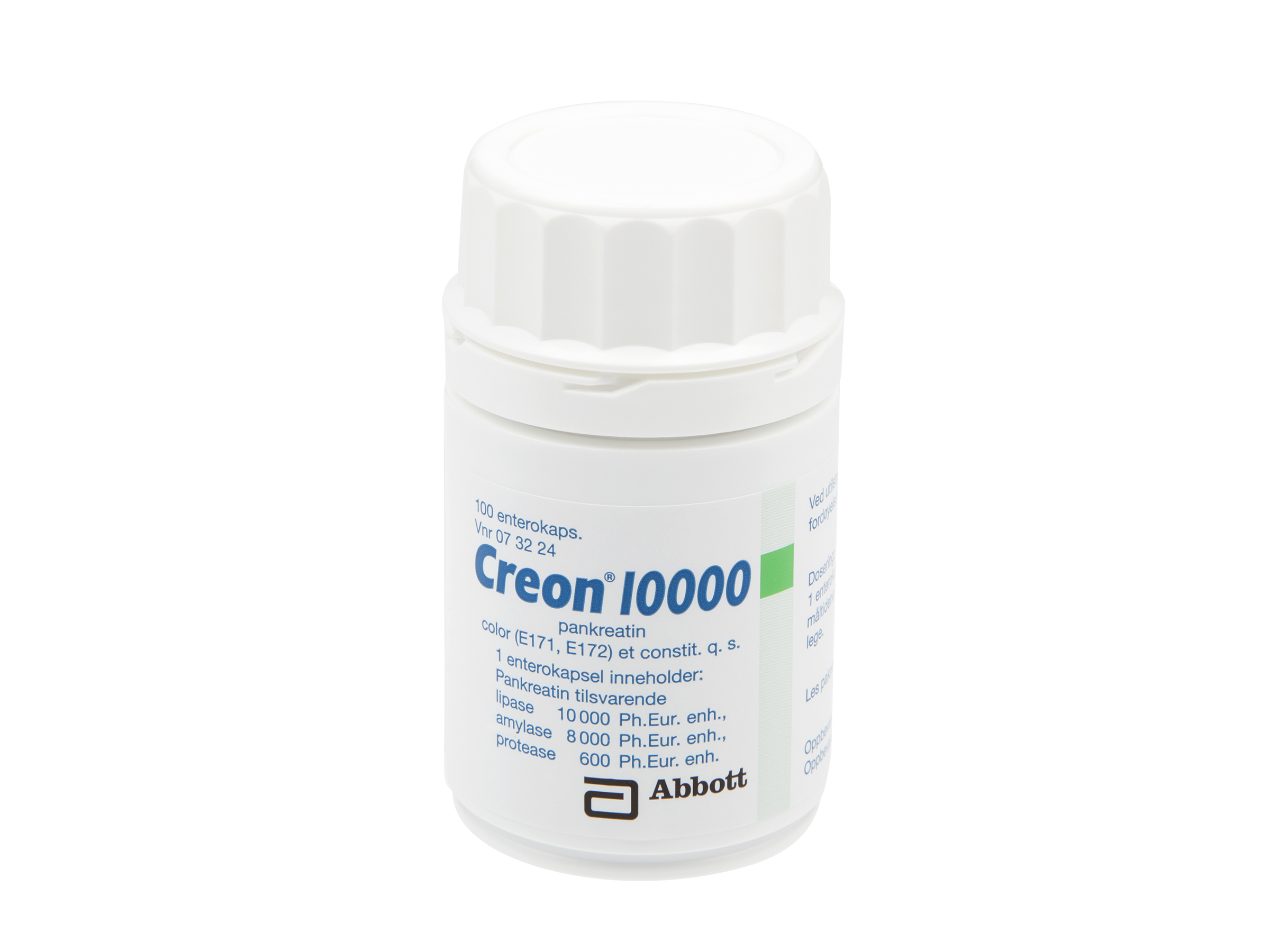 Creon 10000 Enterokapsler, 100 stk.