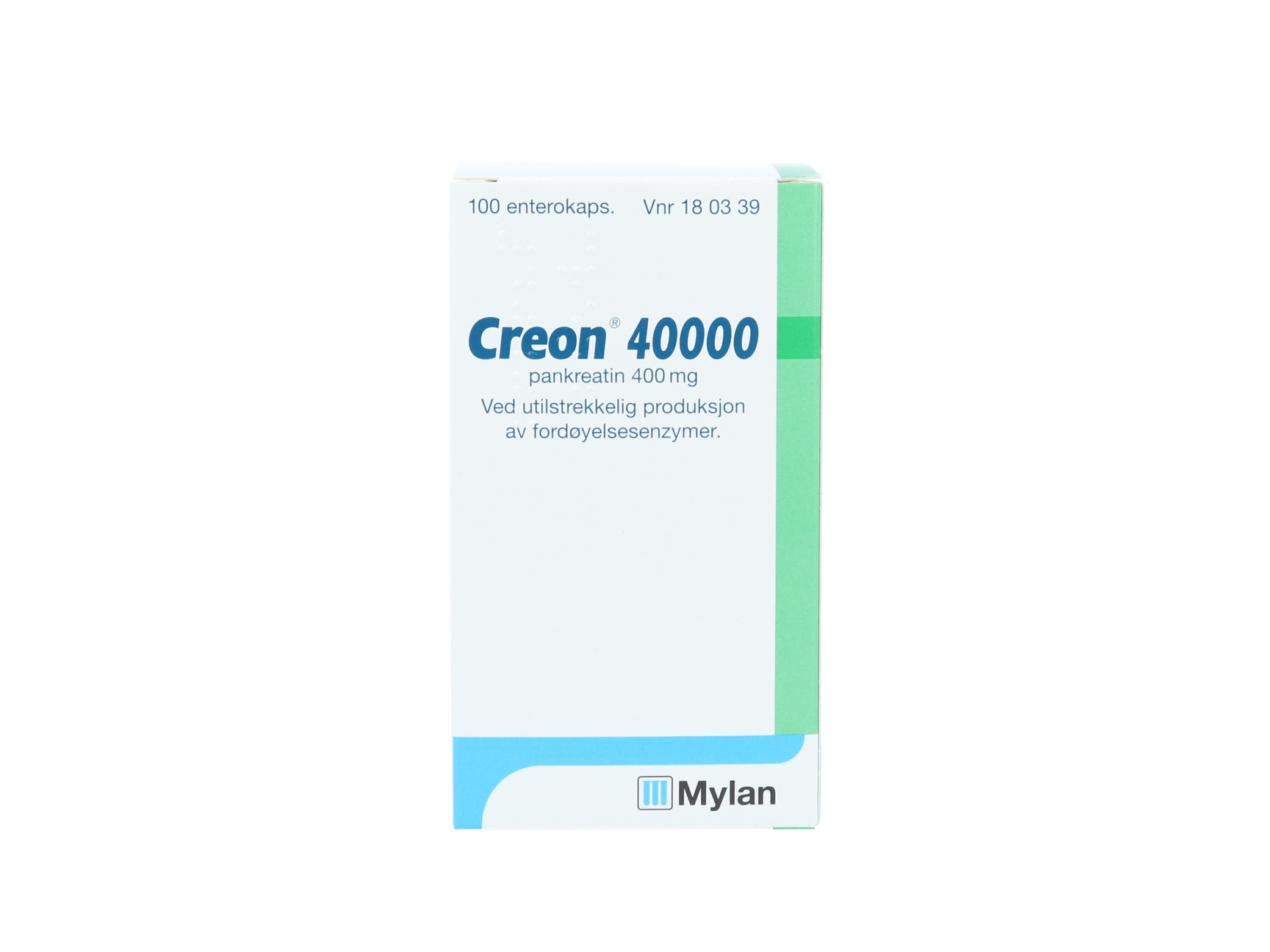 Creon 40000 Enterokapsler, 100 stk.