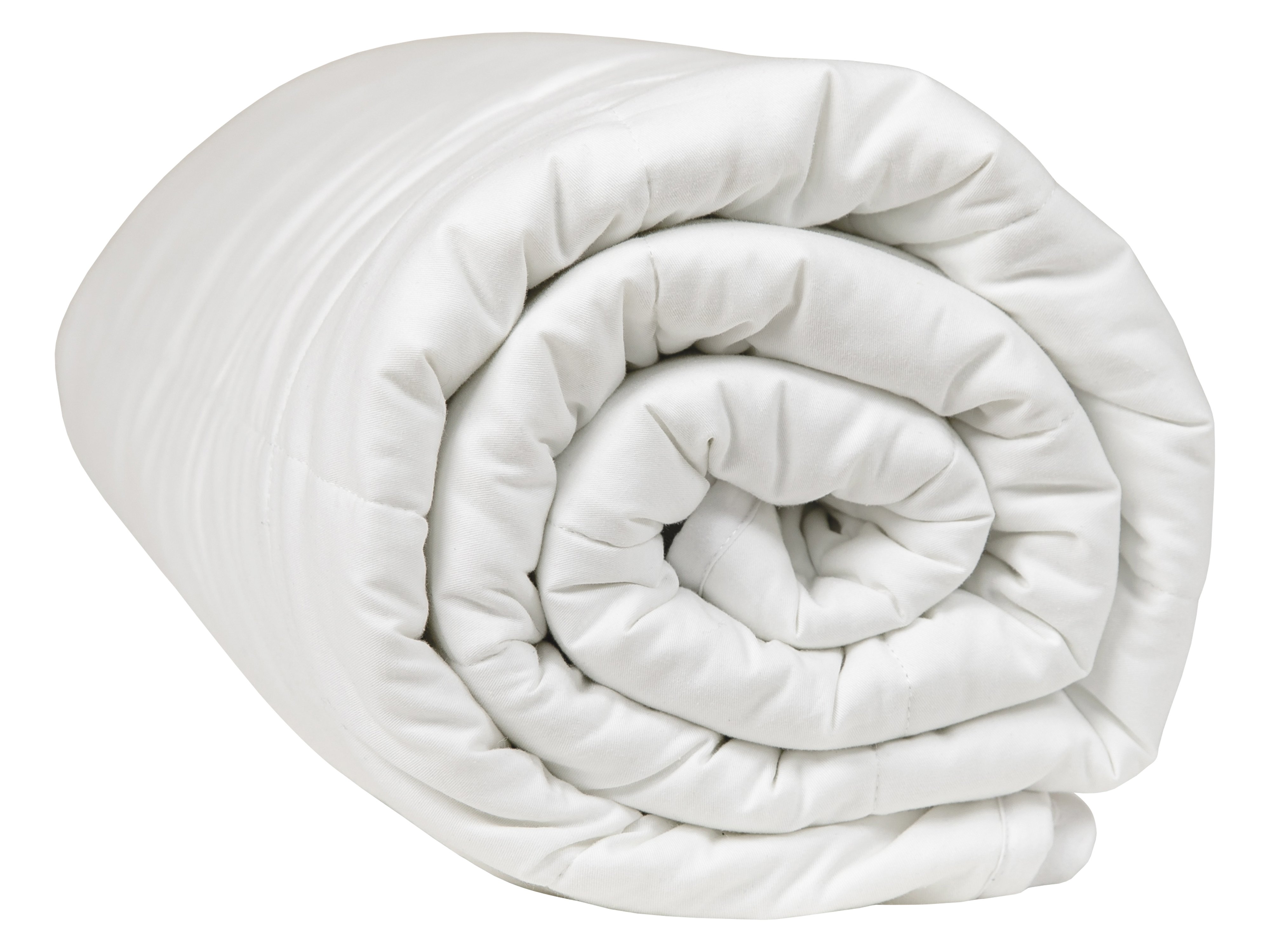 CURA Pearl Classic Premium Katoenen Verzwaringsdeken Weighted Blanket En Dekbed Slapeloosheid Stress Angst Verlichting Wit 150 X 210 Cm 3 Kg 662092623