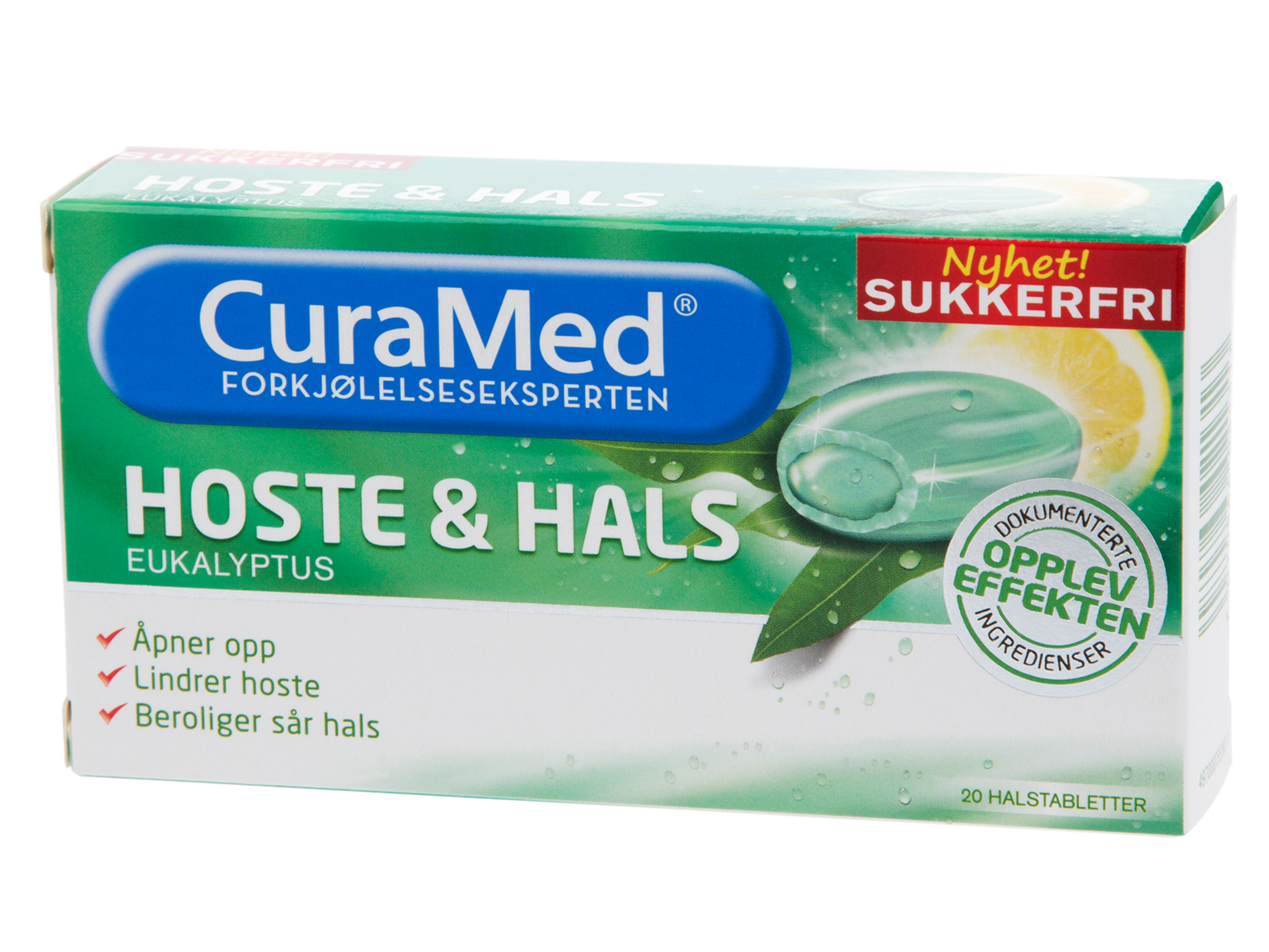 Curamed Curamed Hoste & Hals Eukalyptus, 20 stk