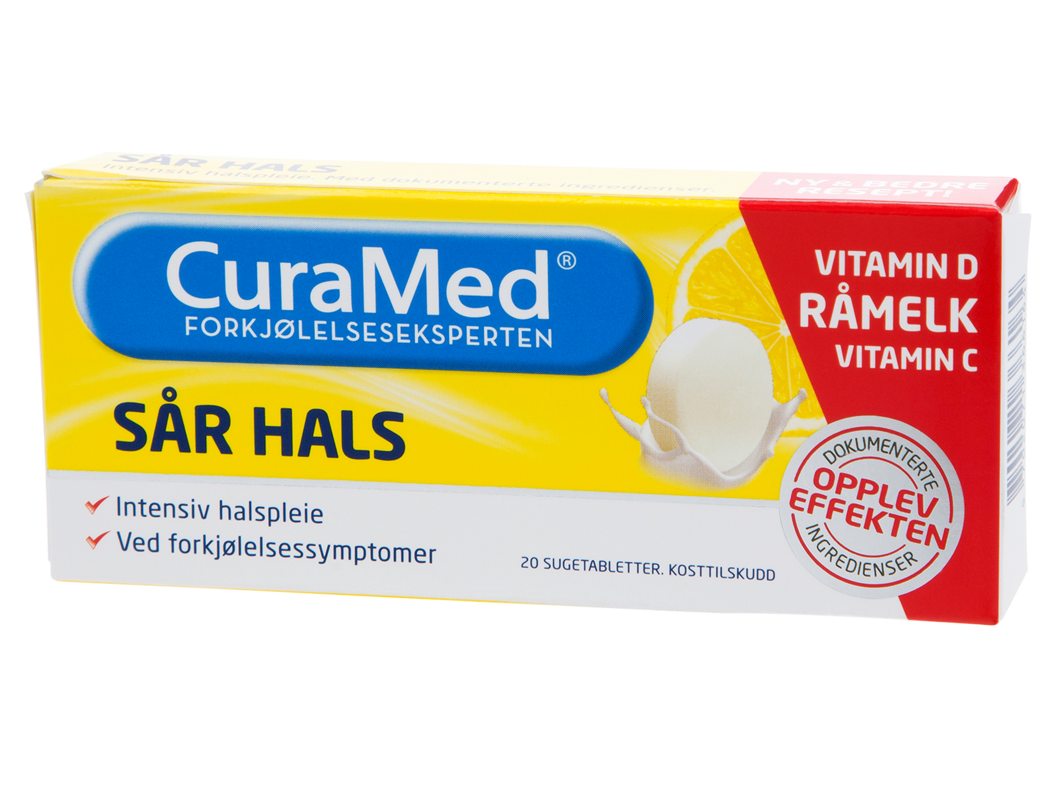 Curamed S r Hals Sugetabletter 20 Stk Hals Og Hoste Farmasiet no