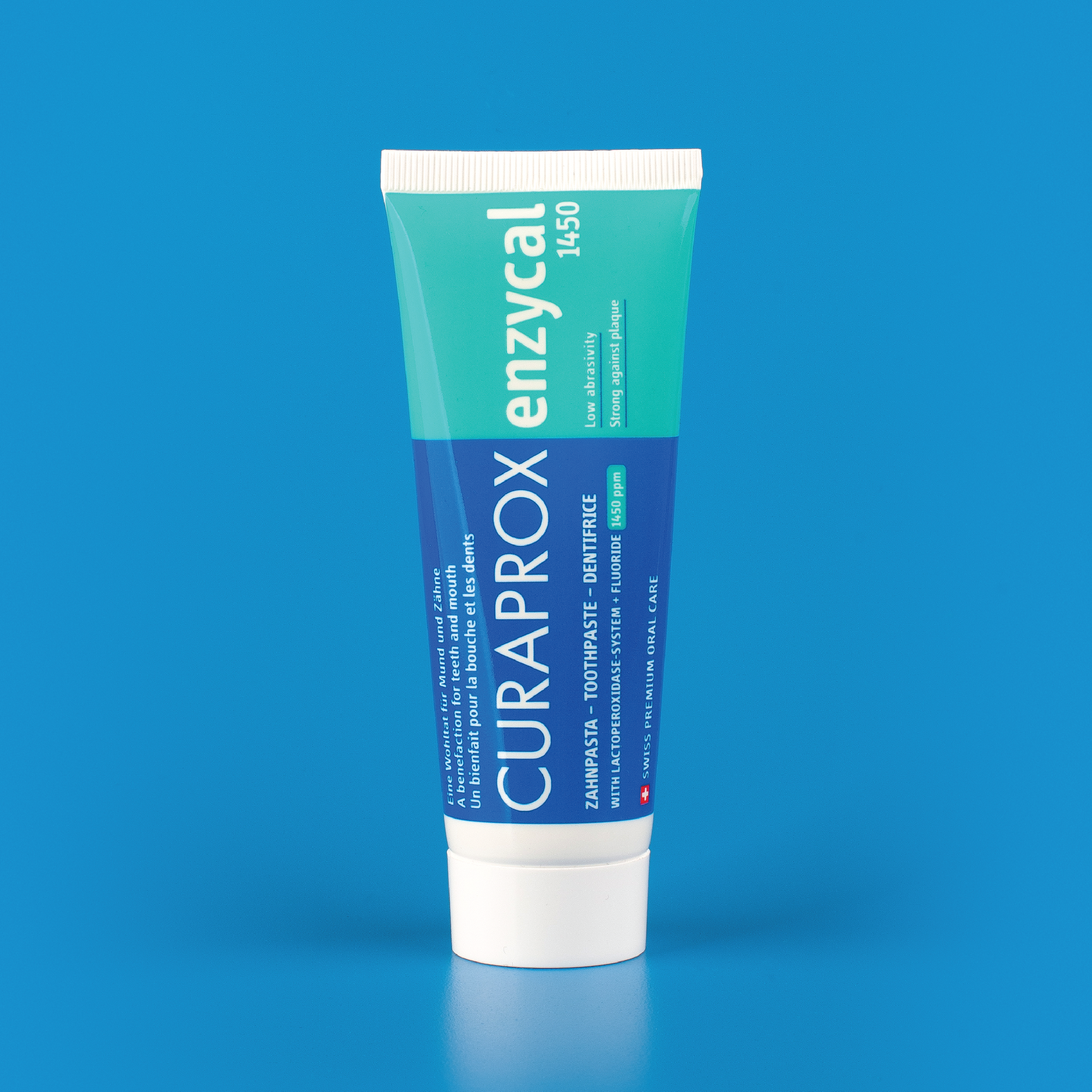 Curaprox Enzycal 1450 Tannkrem, 75 ml