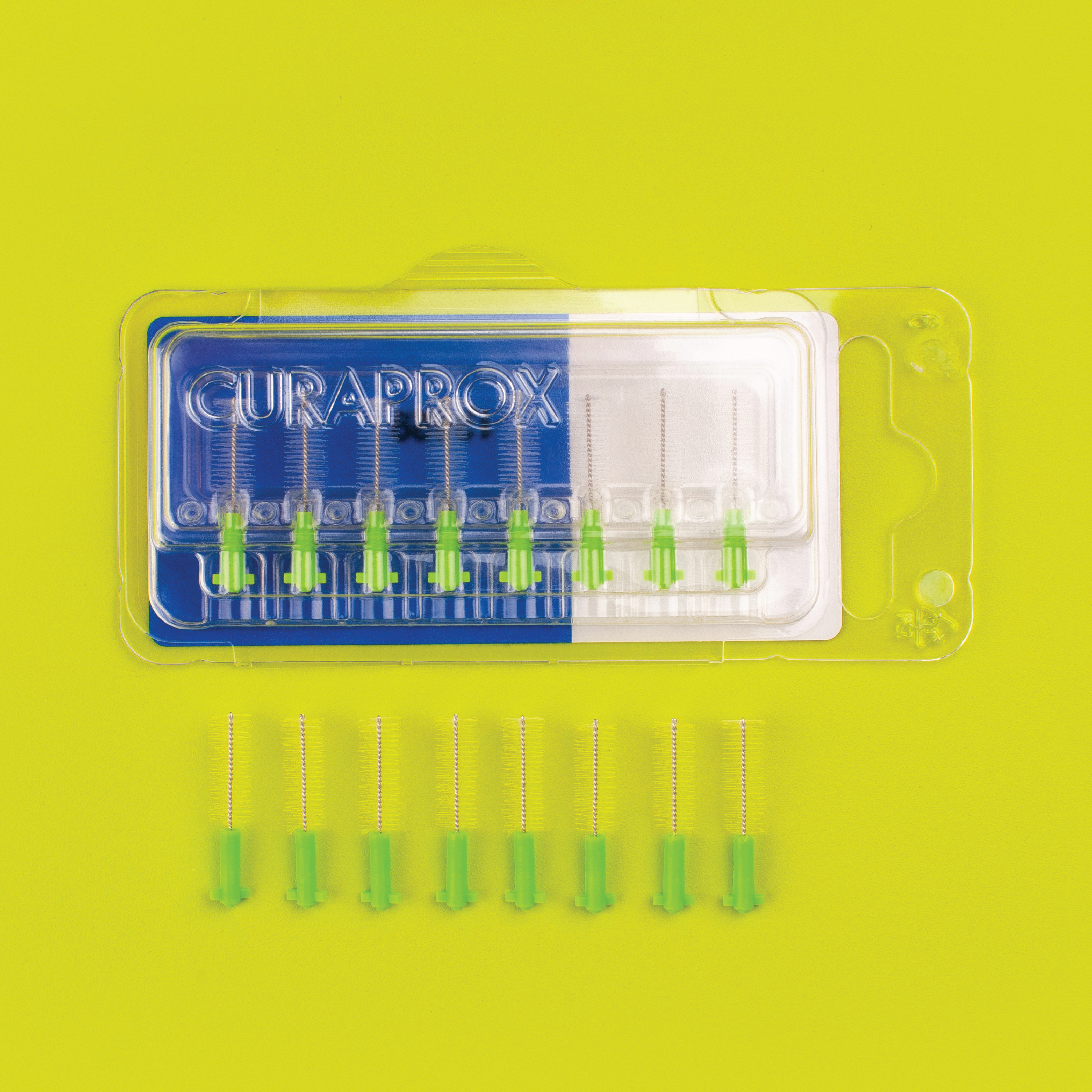 Curaprox Mellomromsbørste Refill, 1,1 mm / 5,0 mm, 8 stk.