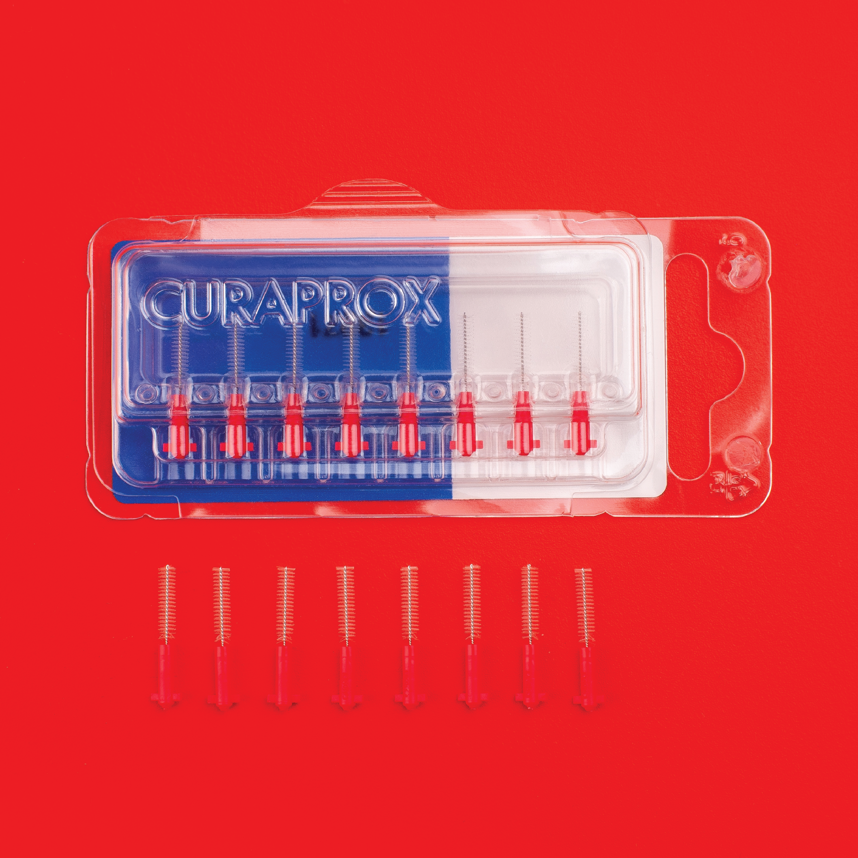 Curaprox Mellomromsbørste Refill, 0,5 mm / 2,5 mm, 8 stk.