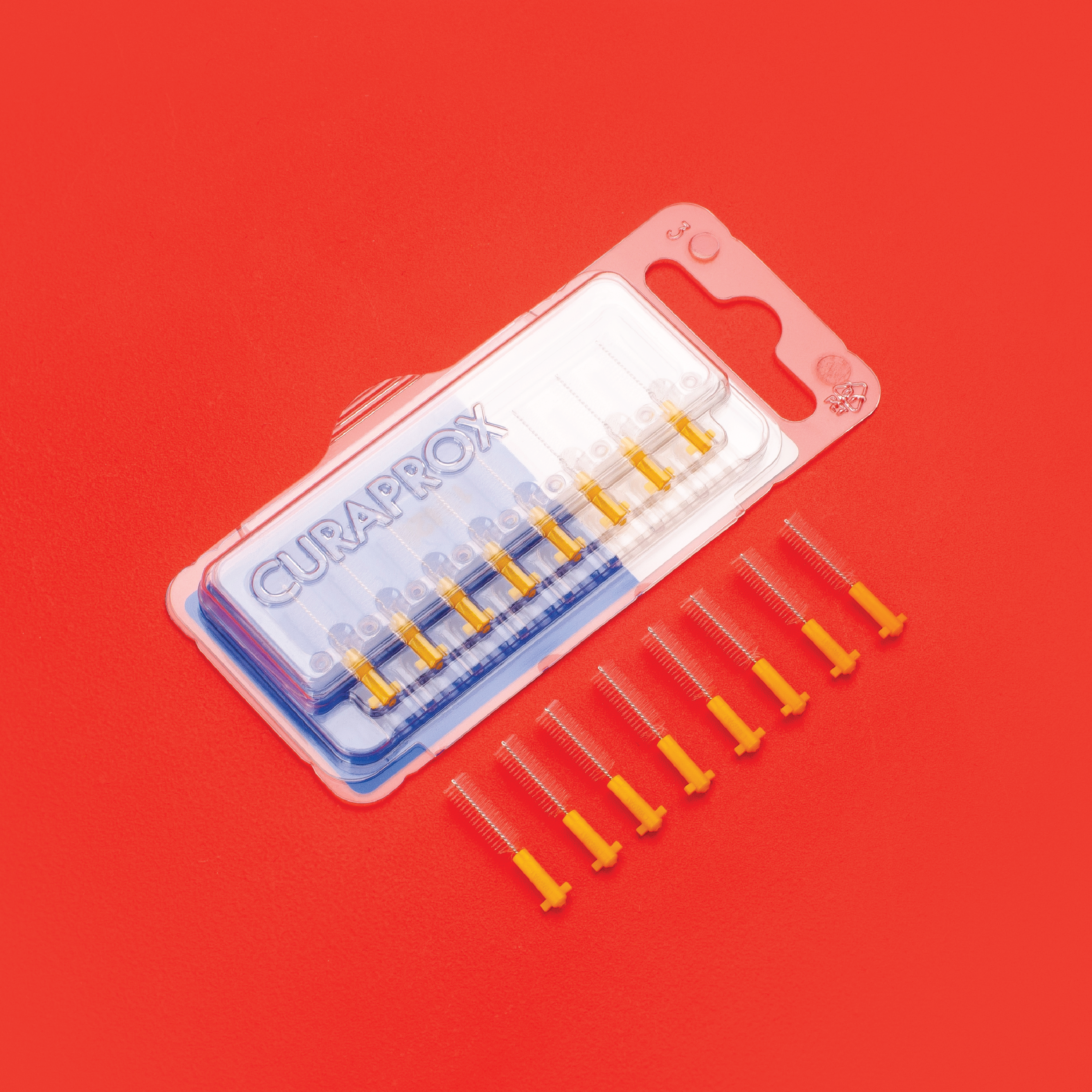 Curaprox Mellomromsbørste Refill, 0,9 mm / 4,0 mm, 8 stk.