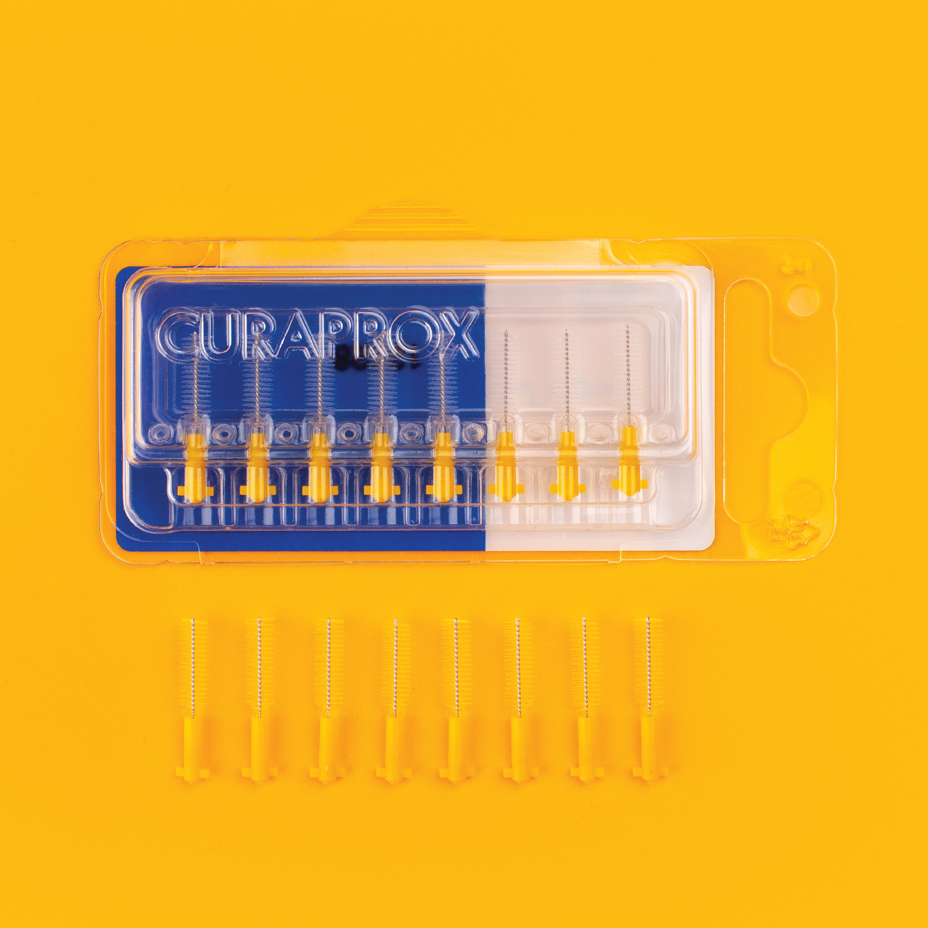 Curaprox Mellomromsbørste Refill, 0,9 mm / 4,0 mm, 8 stk.