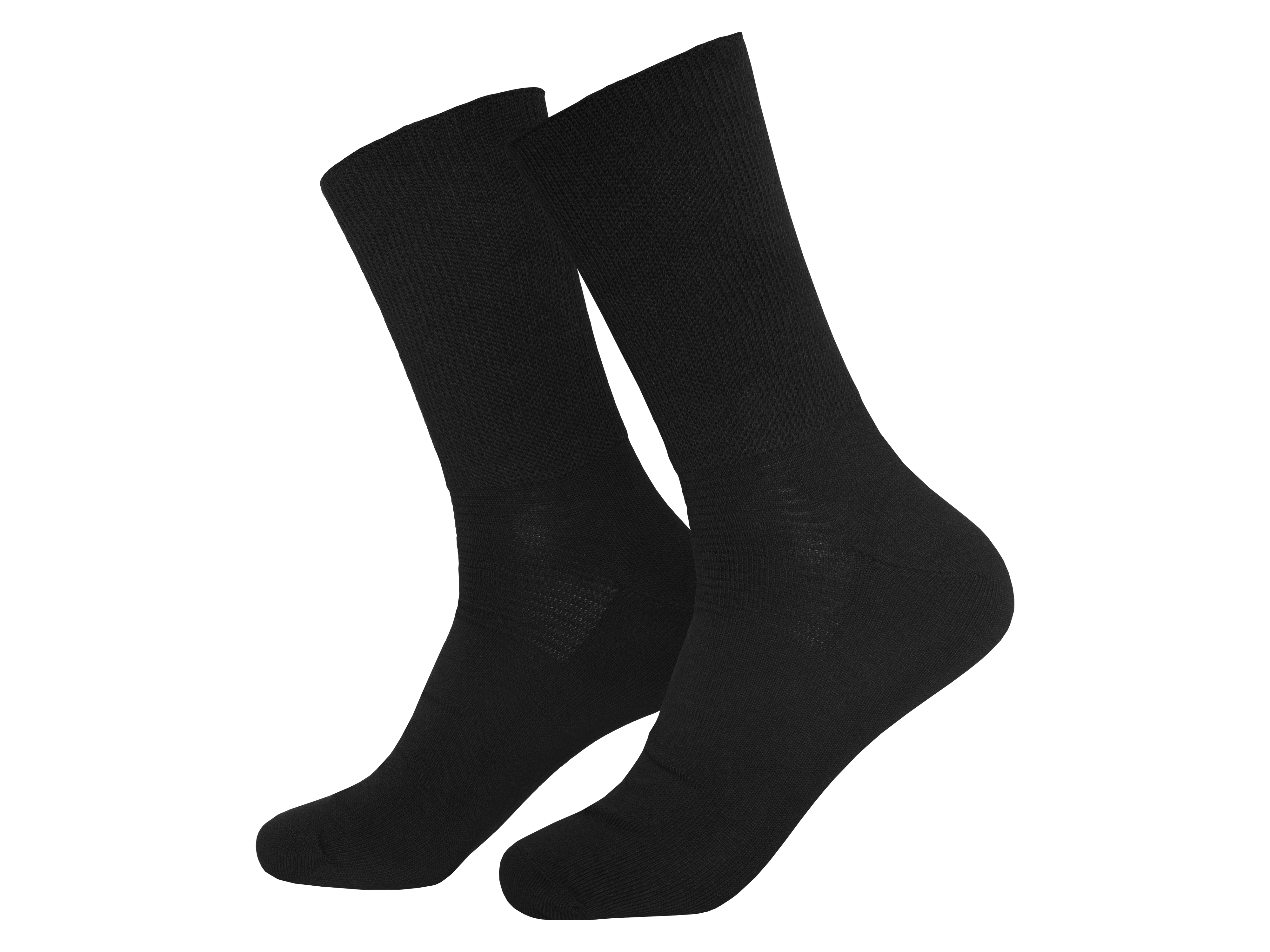 CutLoose Cotton Sock Black, Størrelse 44-46, 1 par.