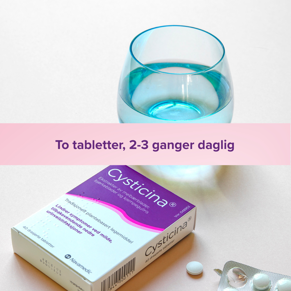 Cysticina Tabletter, 40 stk.