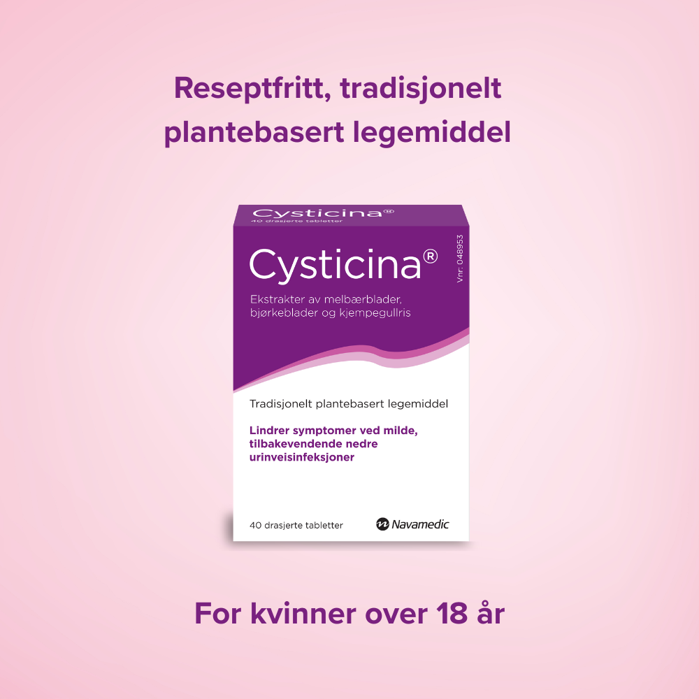 Cysticina Tabletter, 40 stk.