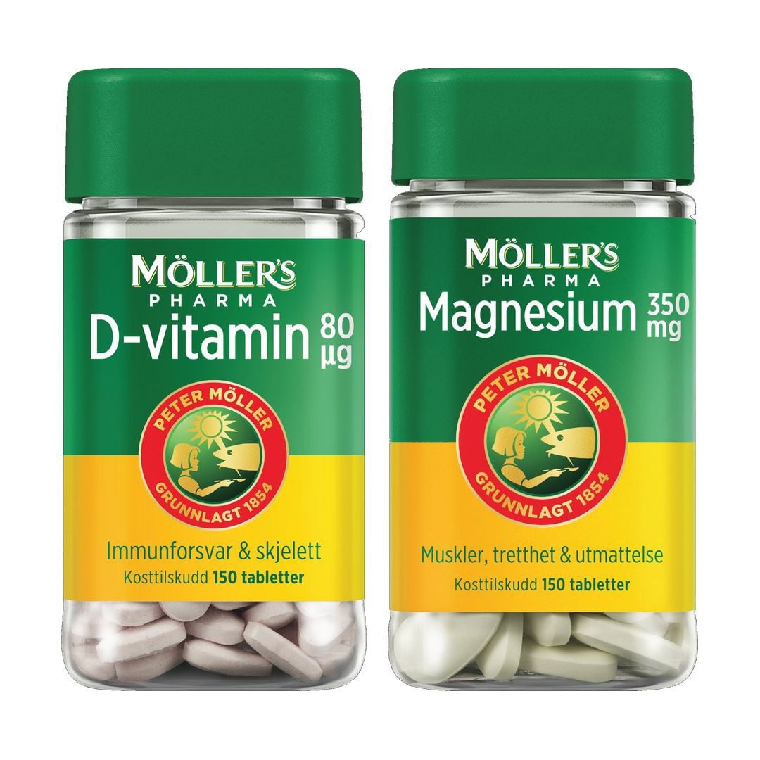 D-vitamin 80 µg + Magnesium 350 mg
