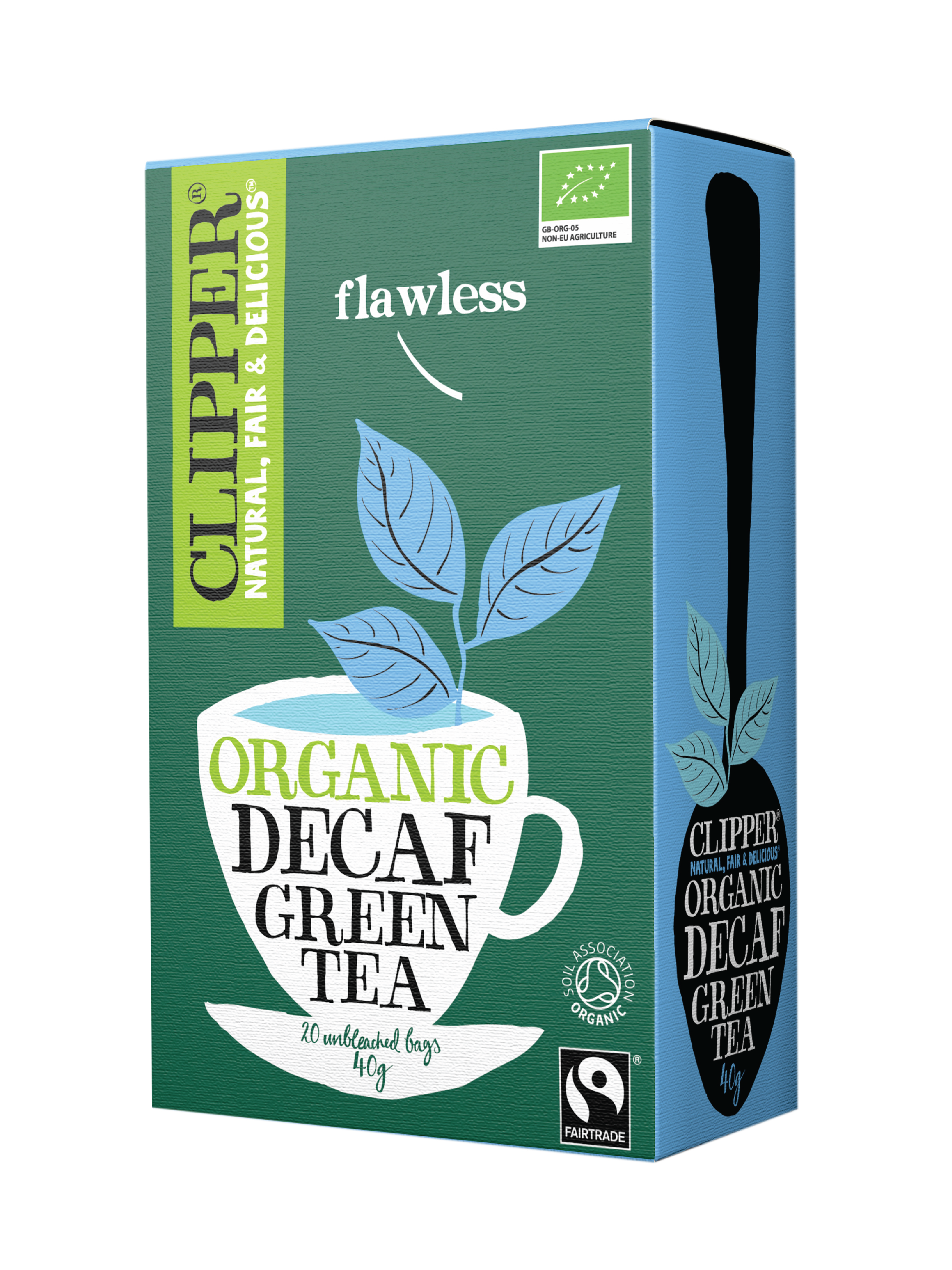 Clipper Decaf Green Tea, 20 poser økologisk te