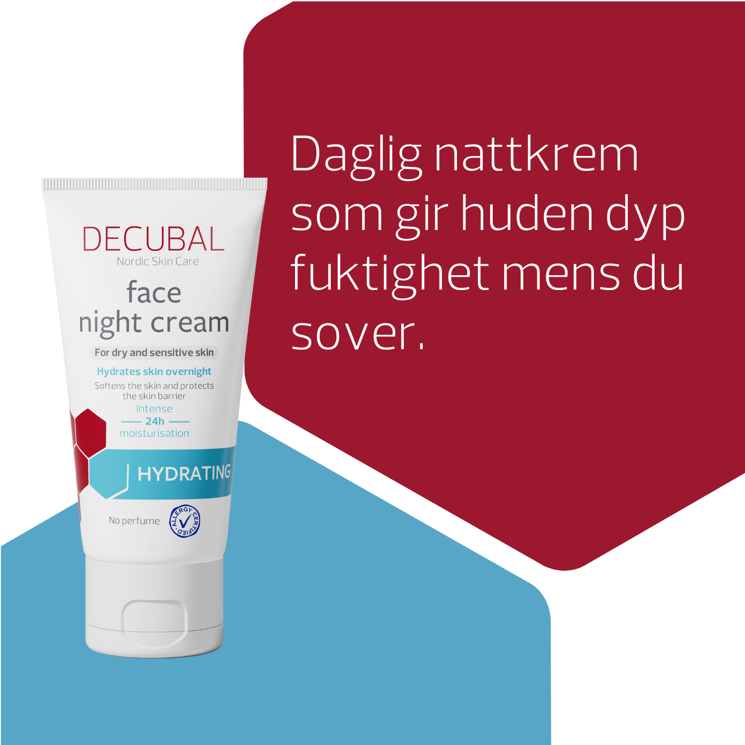 Decubal Hydrating Night Cream, 50 ml