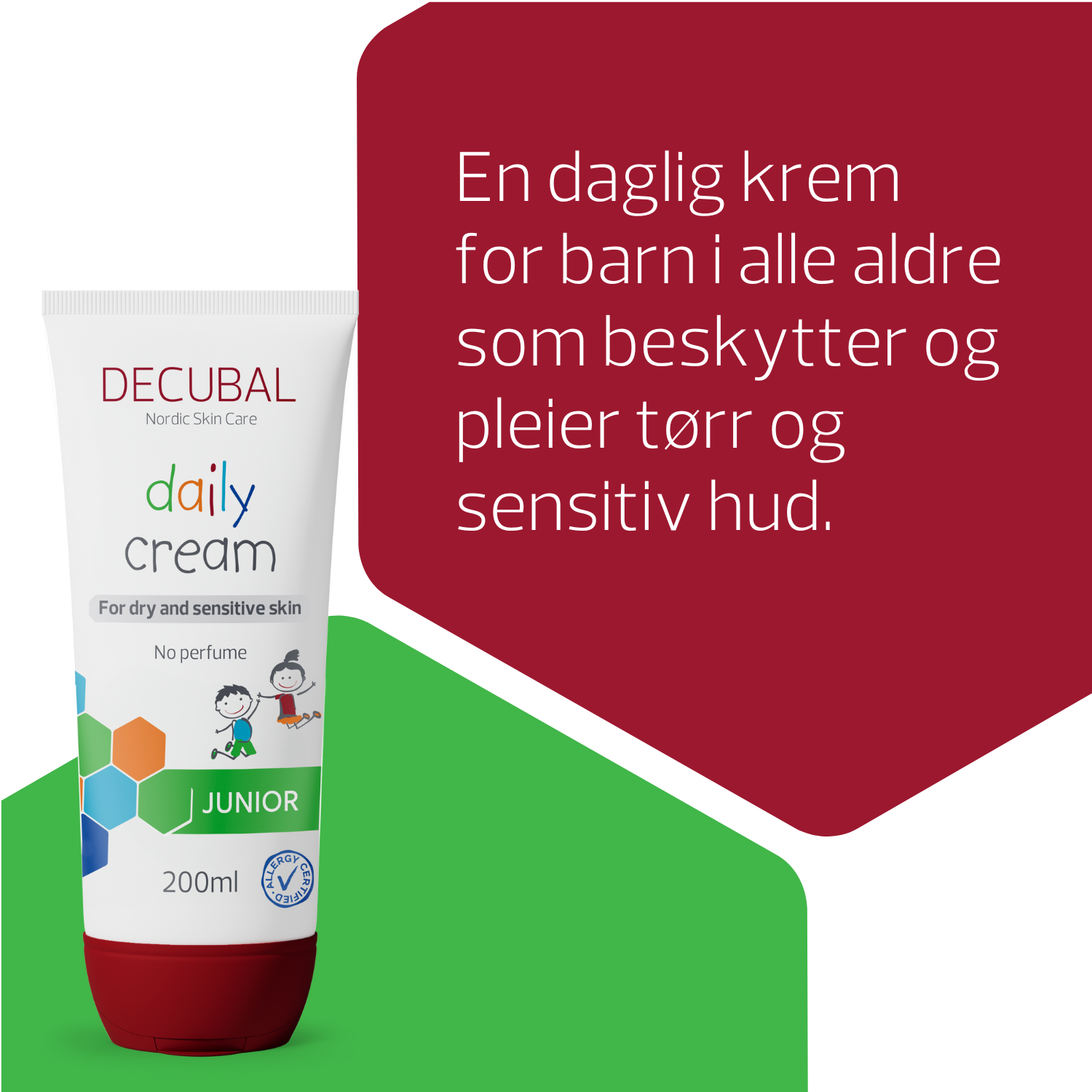 Decubal Junior Cream Daily, 200 ml