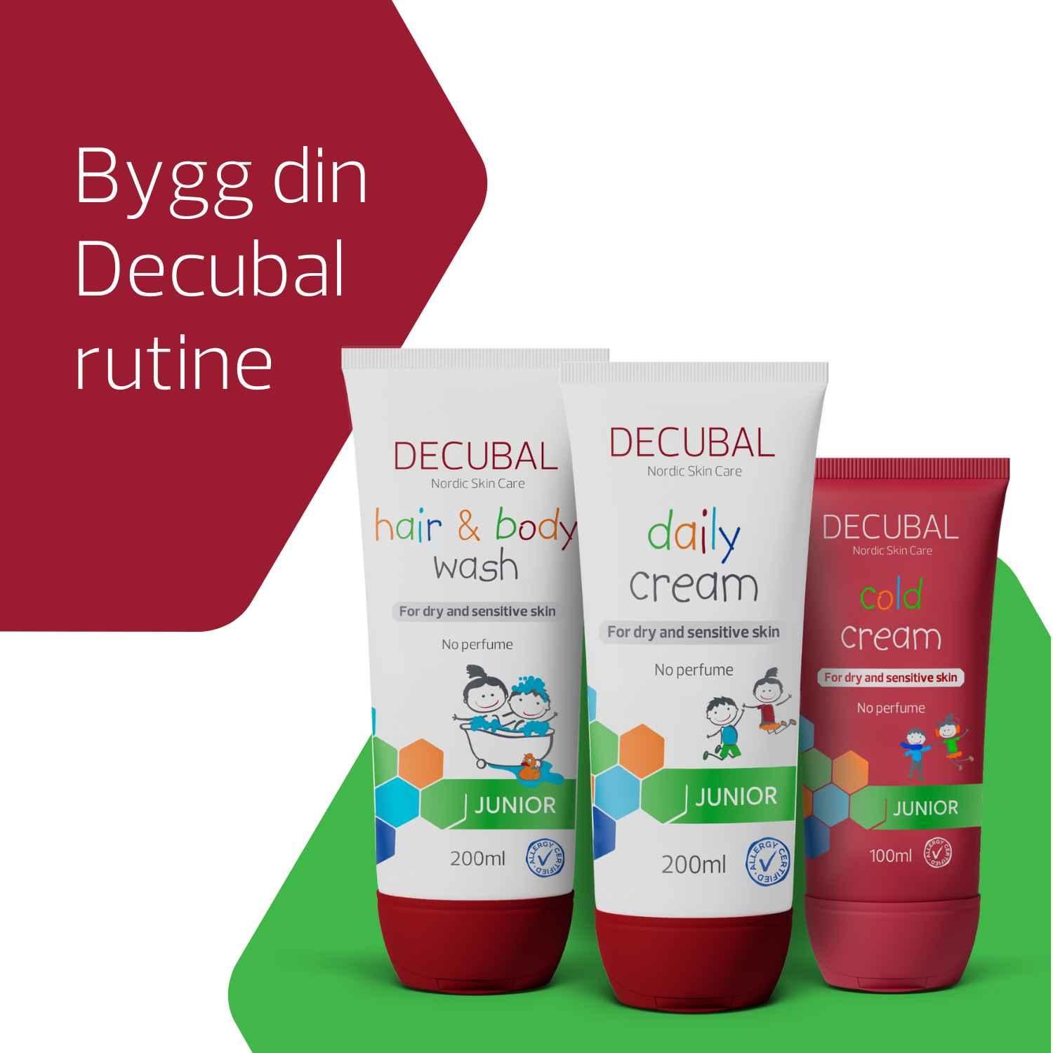 Decubal Junior Cream Daily, 200 ml