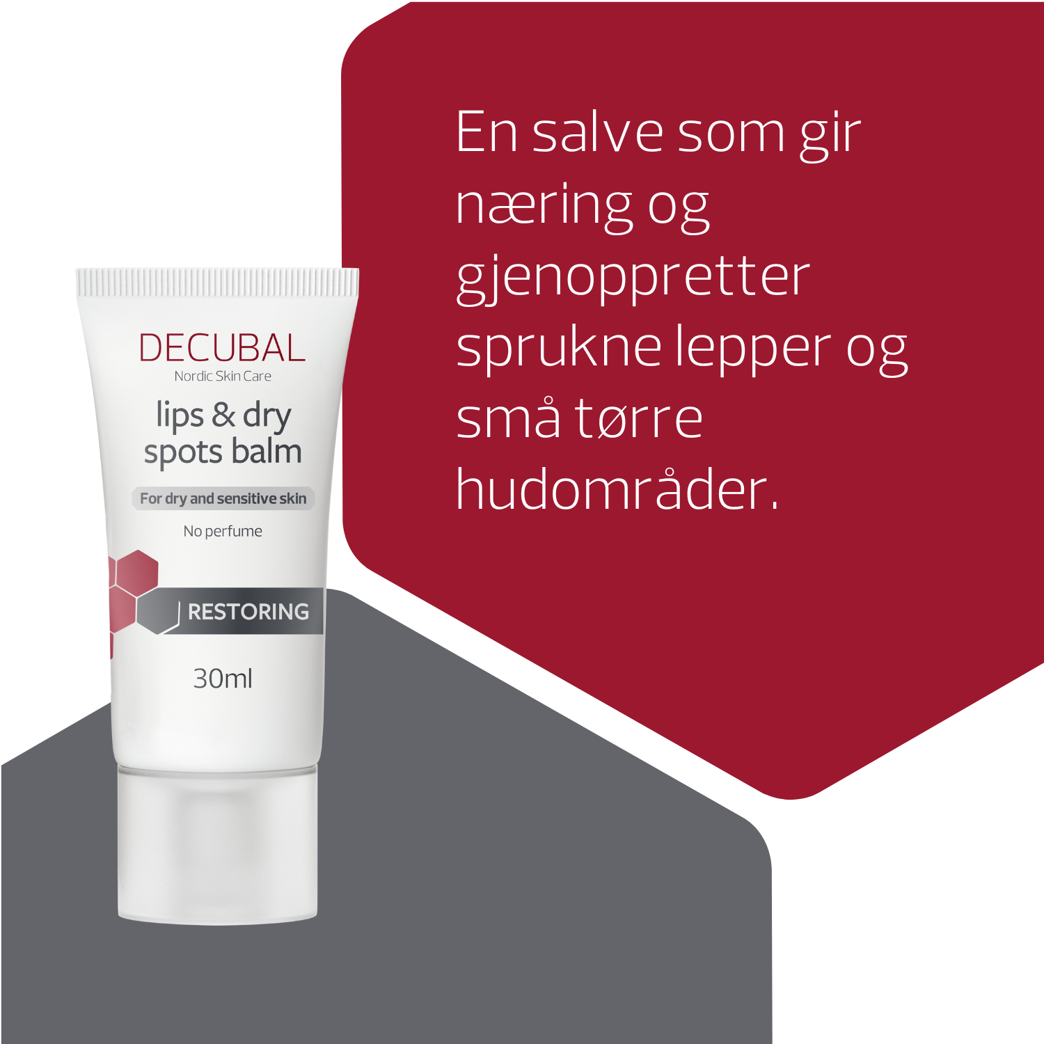 Decubal Lips & Dry Spots Balm, 30 ml