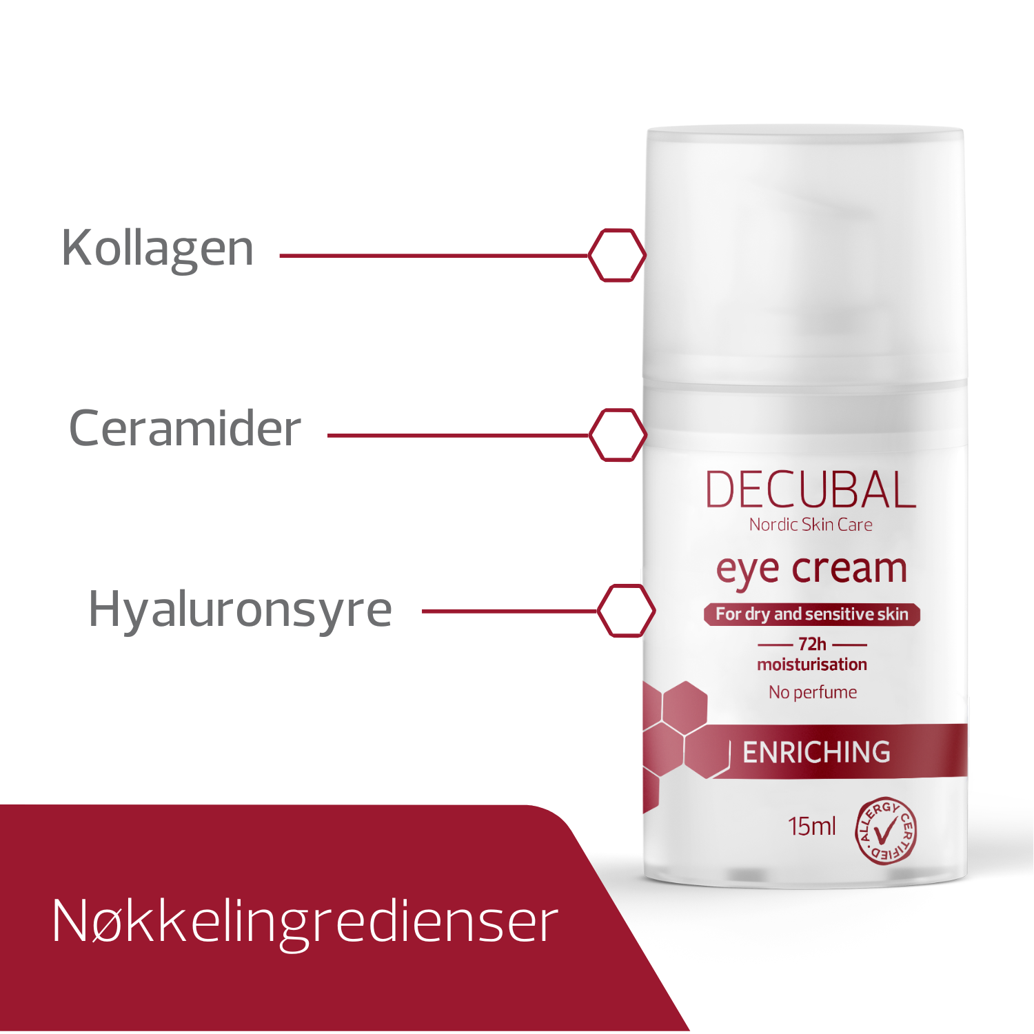 Decubal Eye Cream, 15 ml