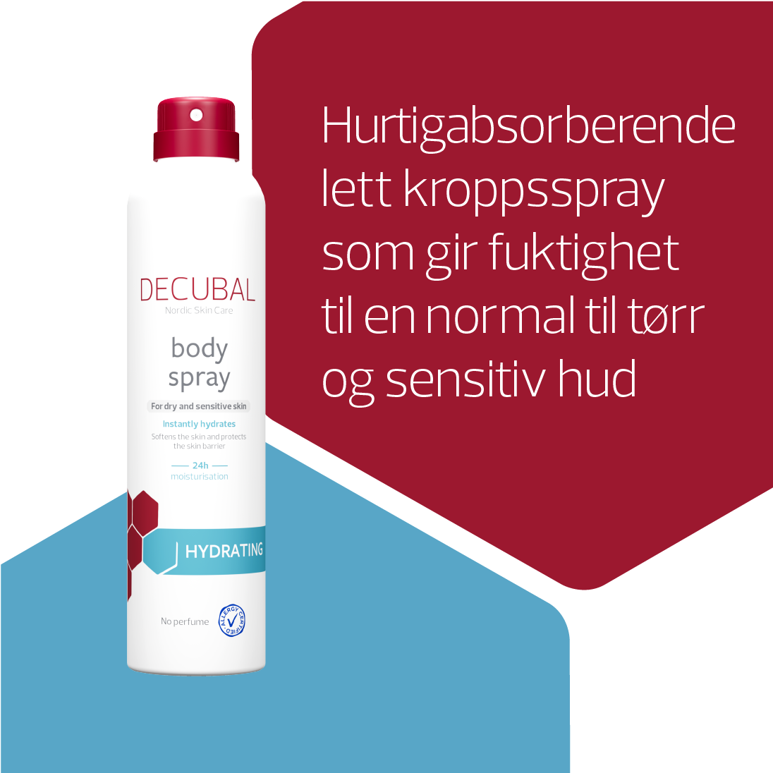 Decubal Hydrating Body Spray, 200 ml