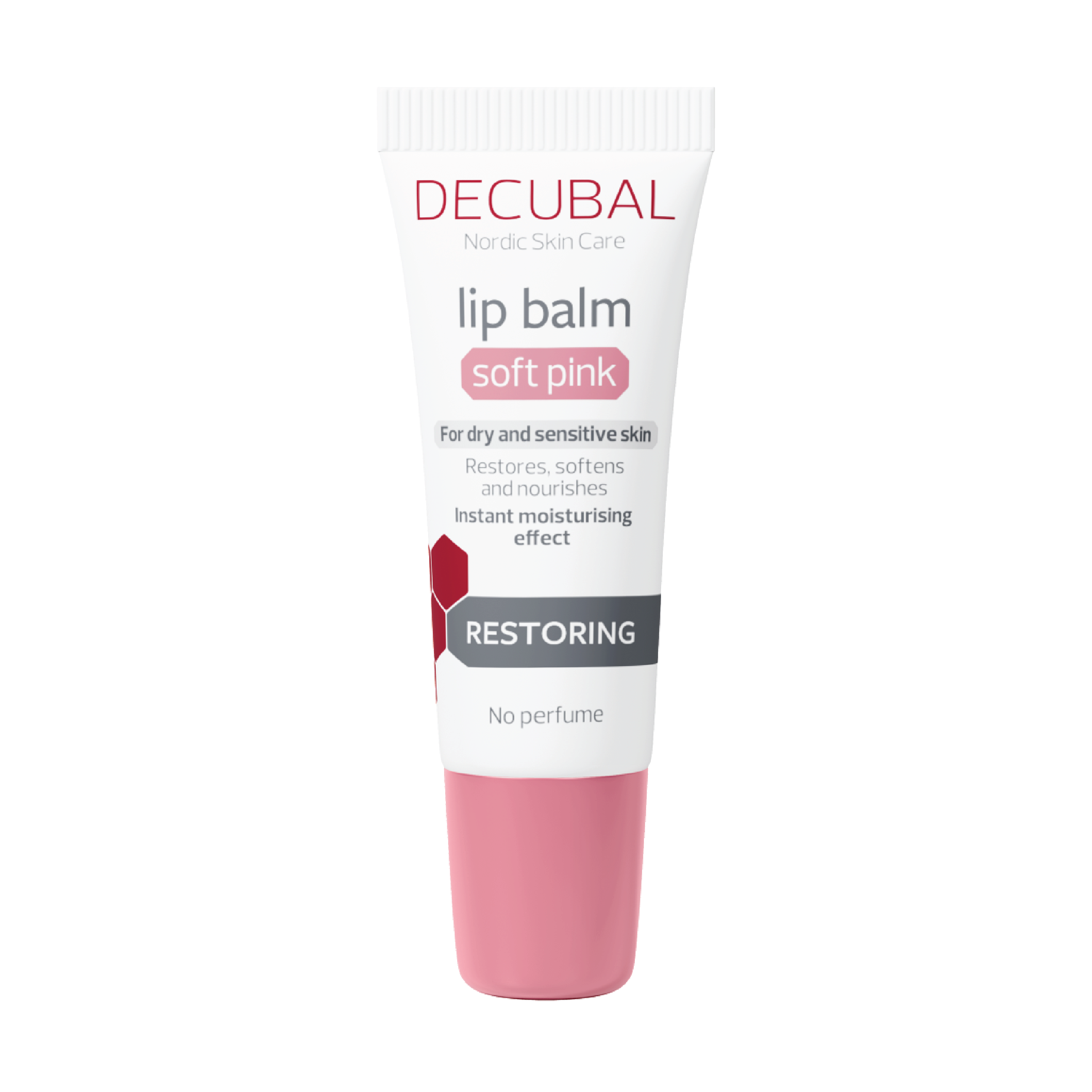 Decubal Restoring Lip Balm Soft Pink, 10 ml