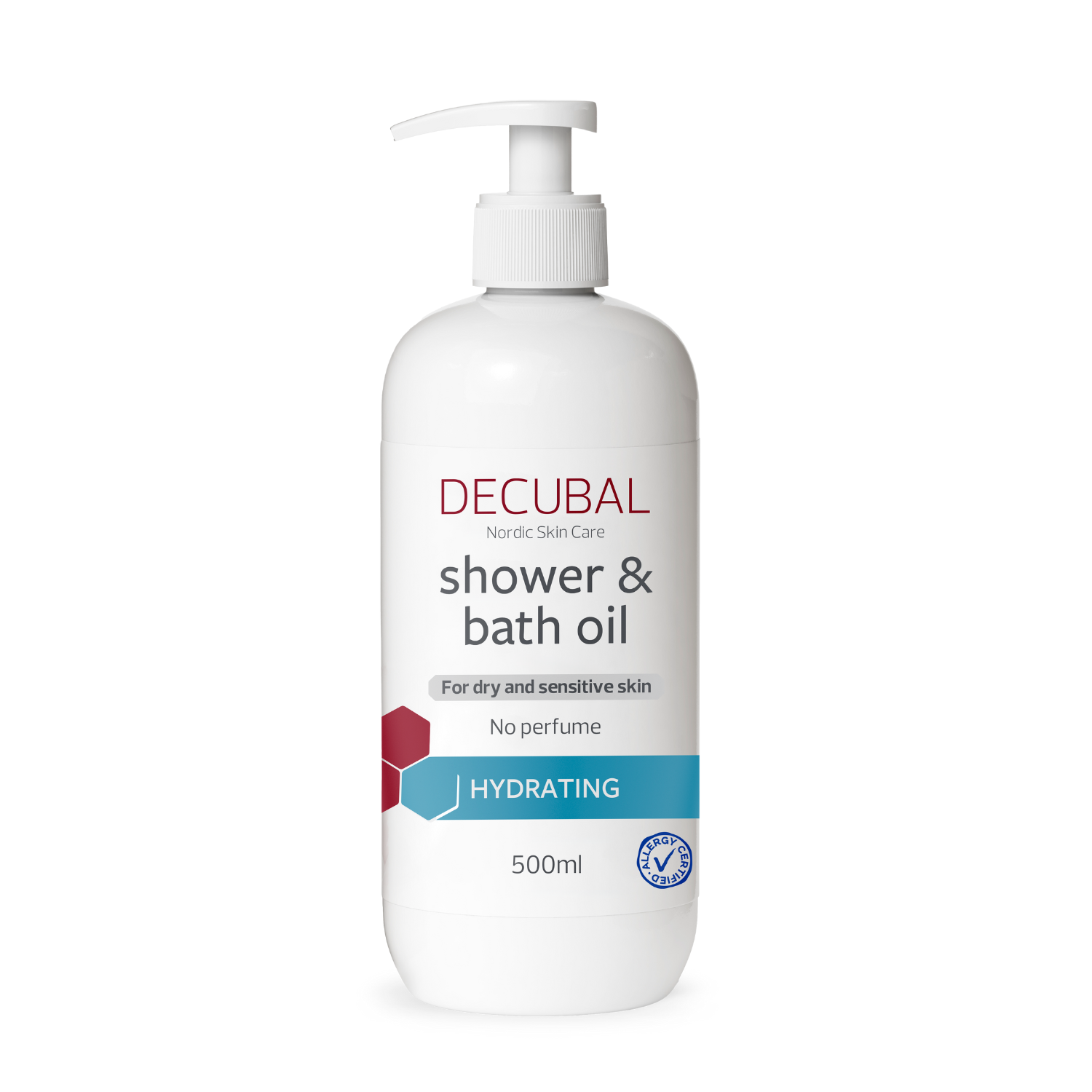 Decubal Shower & Bath Oil, 500 ml