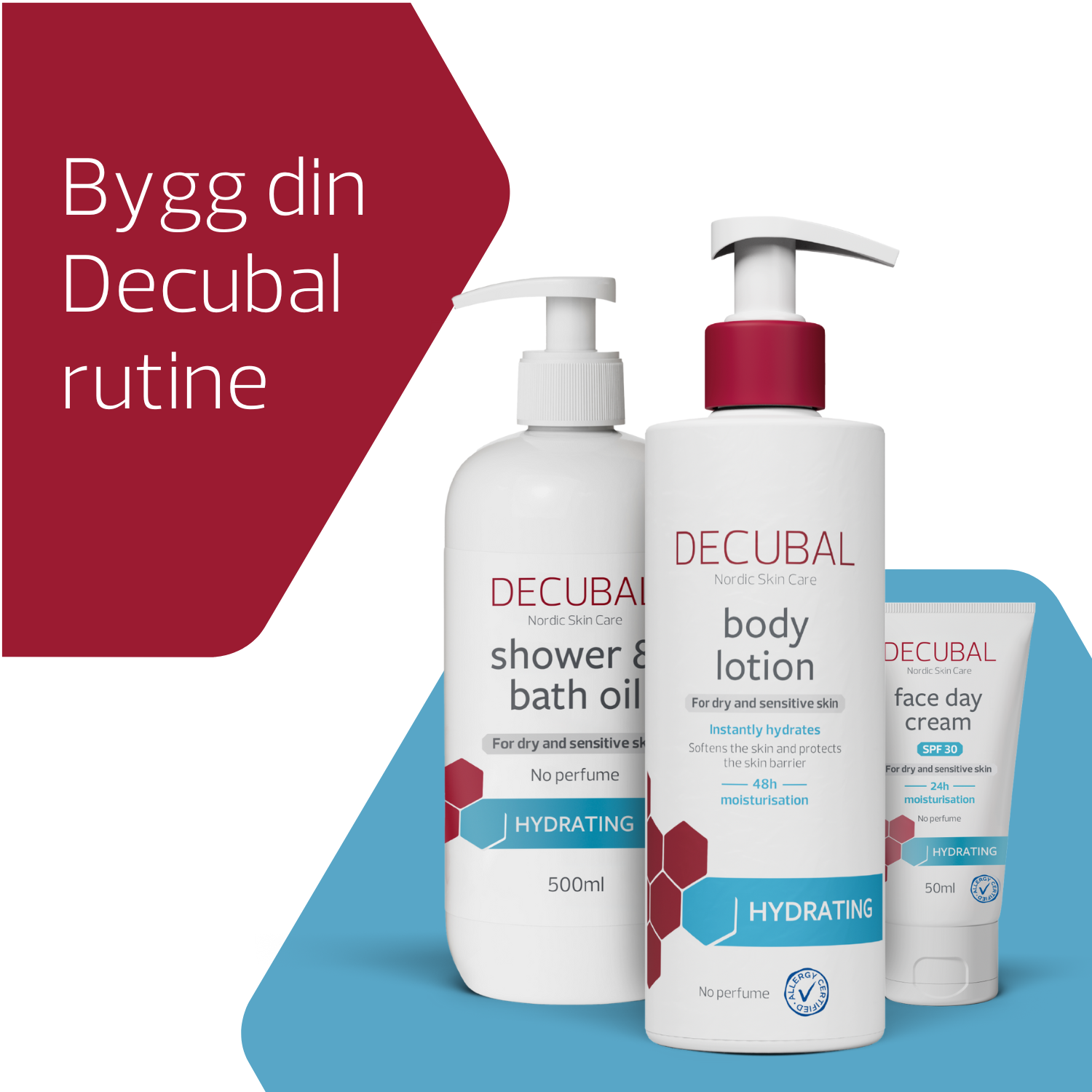 Decubal Shower & Bath Oil, 500 ml