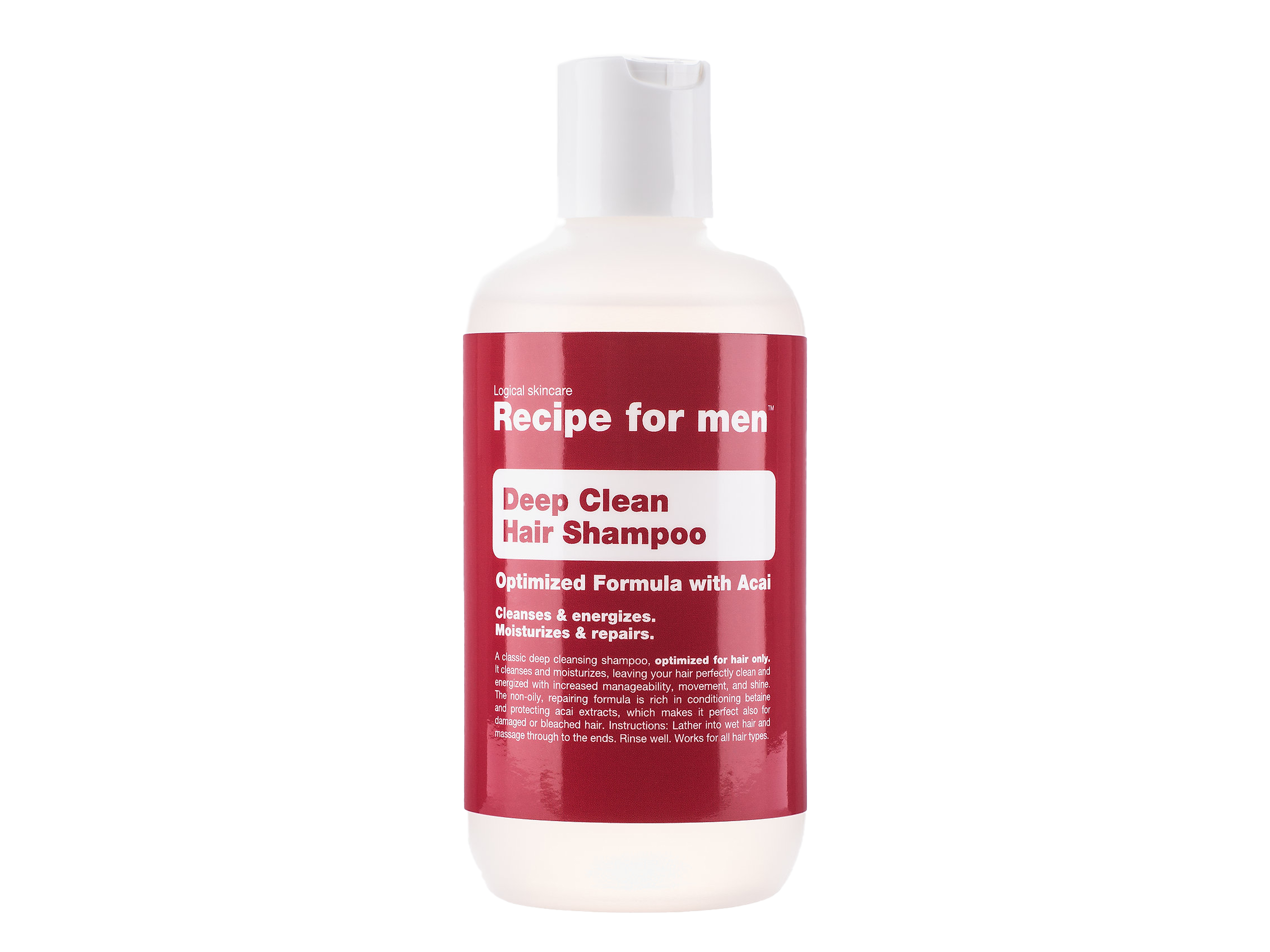 Recipe for Men Deep Clean Hair Shampoo, 250 ml