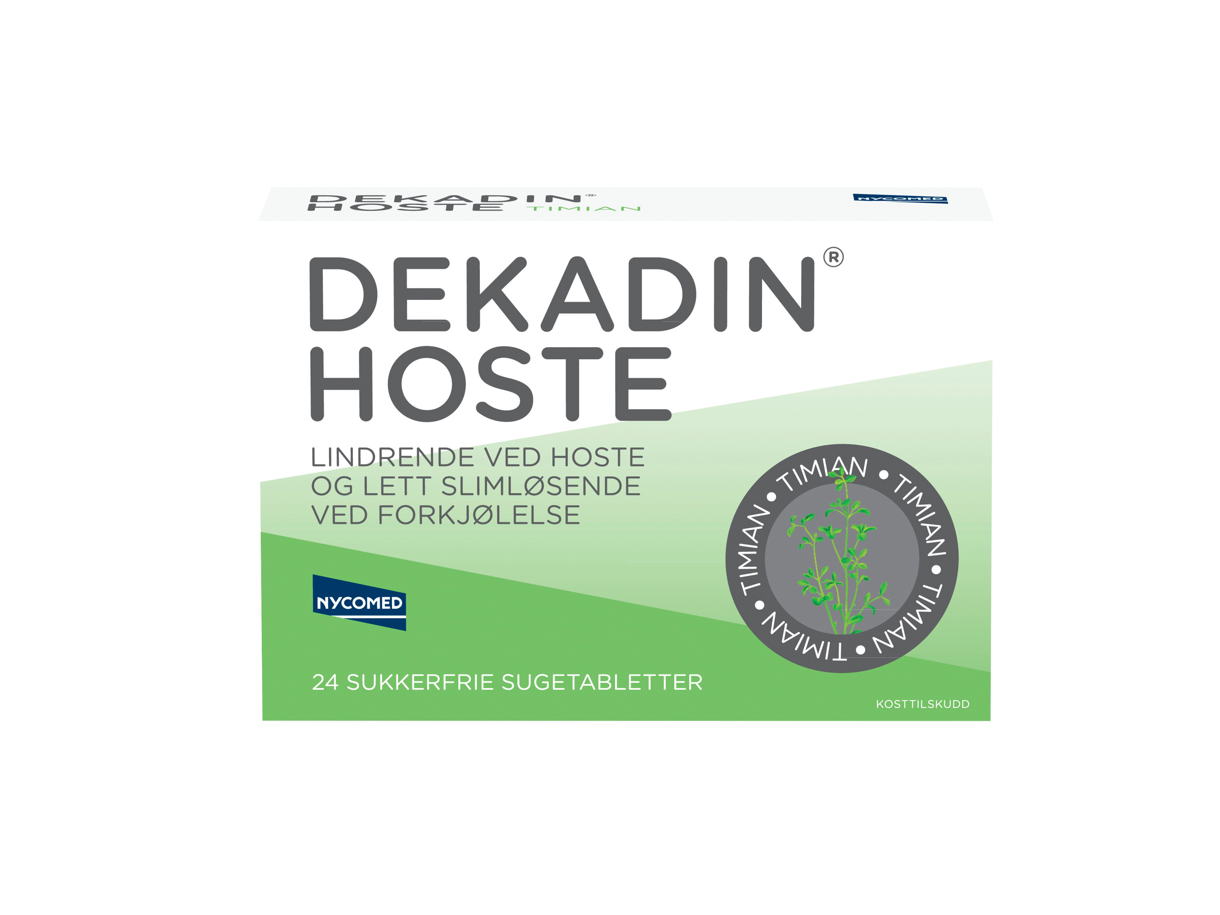 Dekadin Hoste timian, 24 stk. på brett