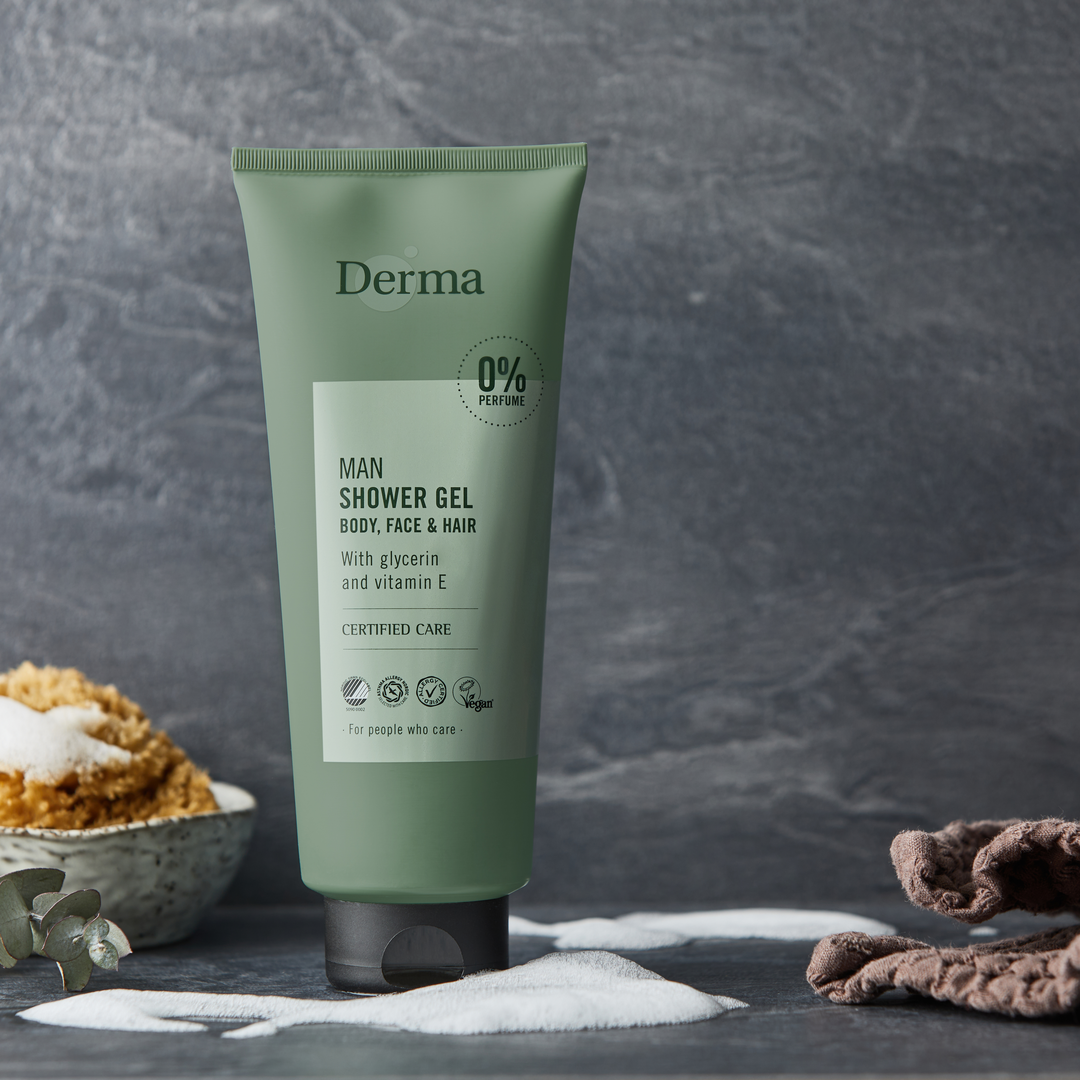 Derma Man Shower Gel 3i1 - Body, face & hair, 350 ml