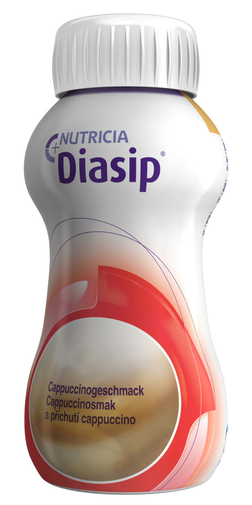 Diasip Fullverdig næringsdrikk med lav glykemisk indeks (GI), Cappuccino 4x200 ml