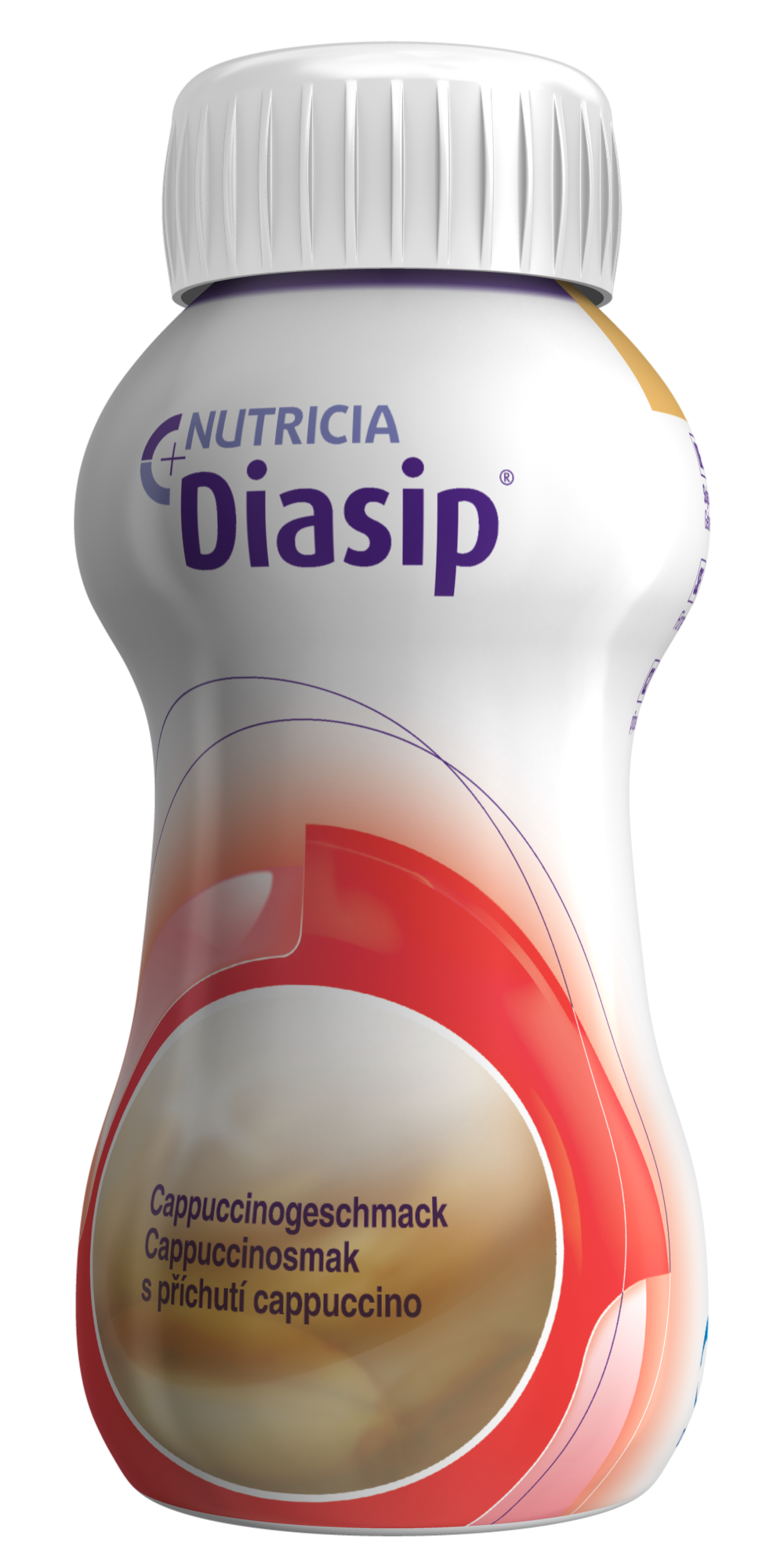 Diasip Fullverdig næringsdrikk med lav glykemisk indeks (GI), Cappuccino 4x200 ml