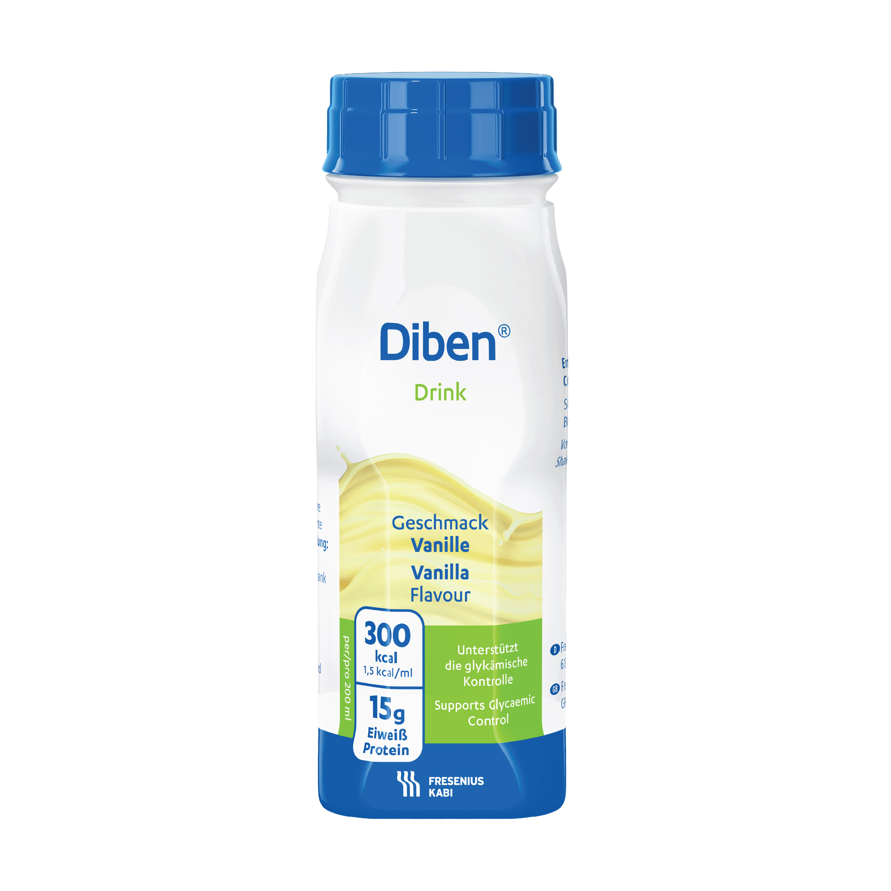 Diben Drink næringsdrikk, Vanilje, 4x200 ml