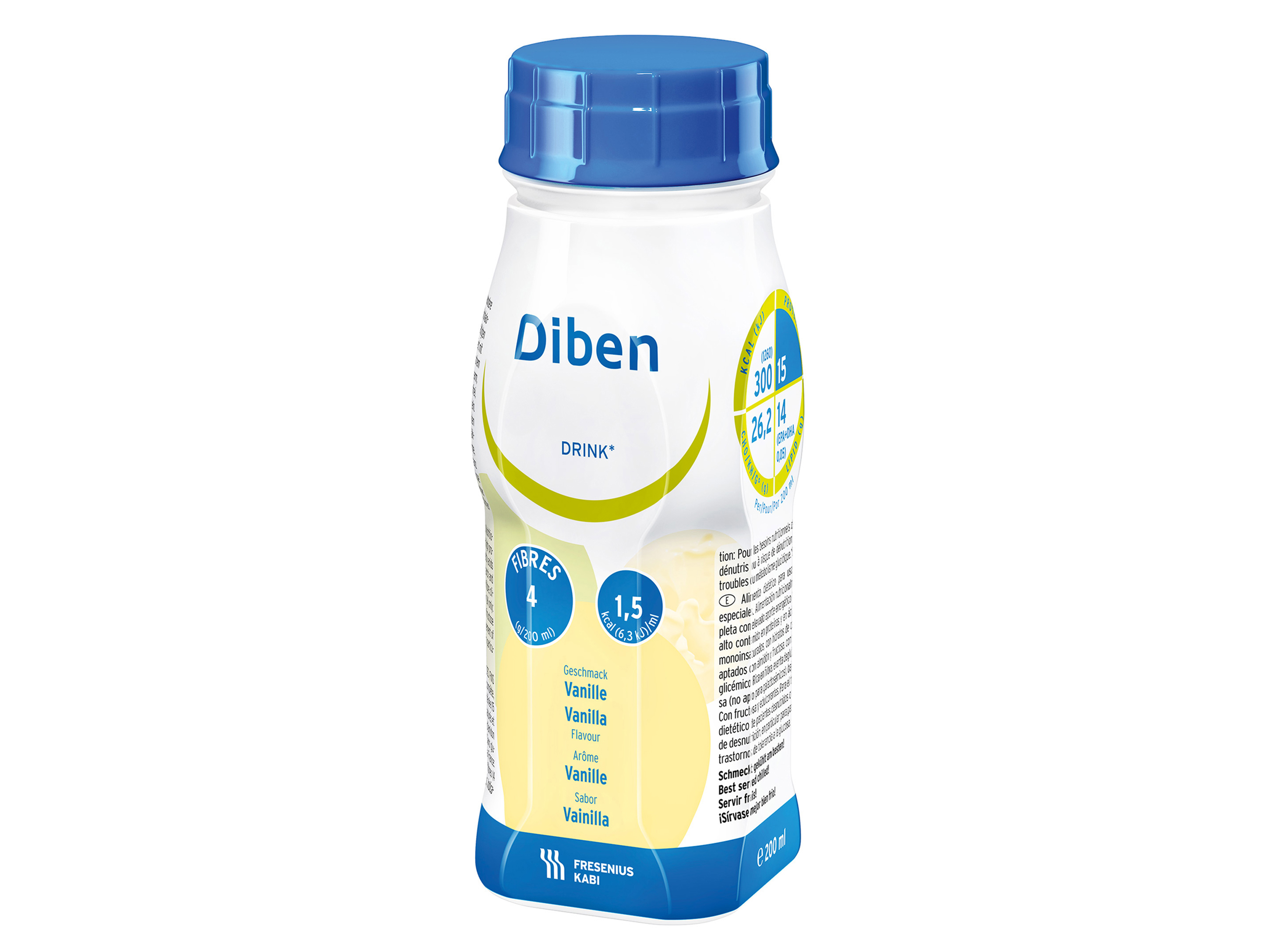 Diben Drink vanilje, 4x200 ml