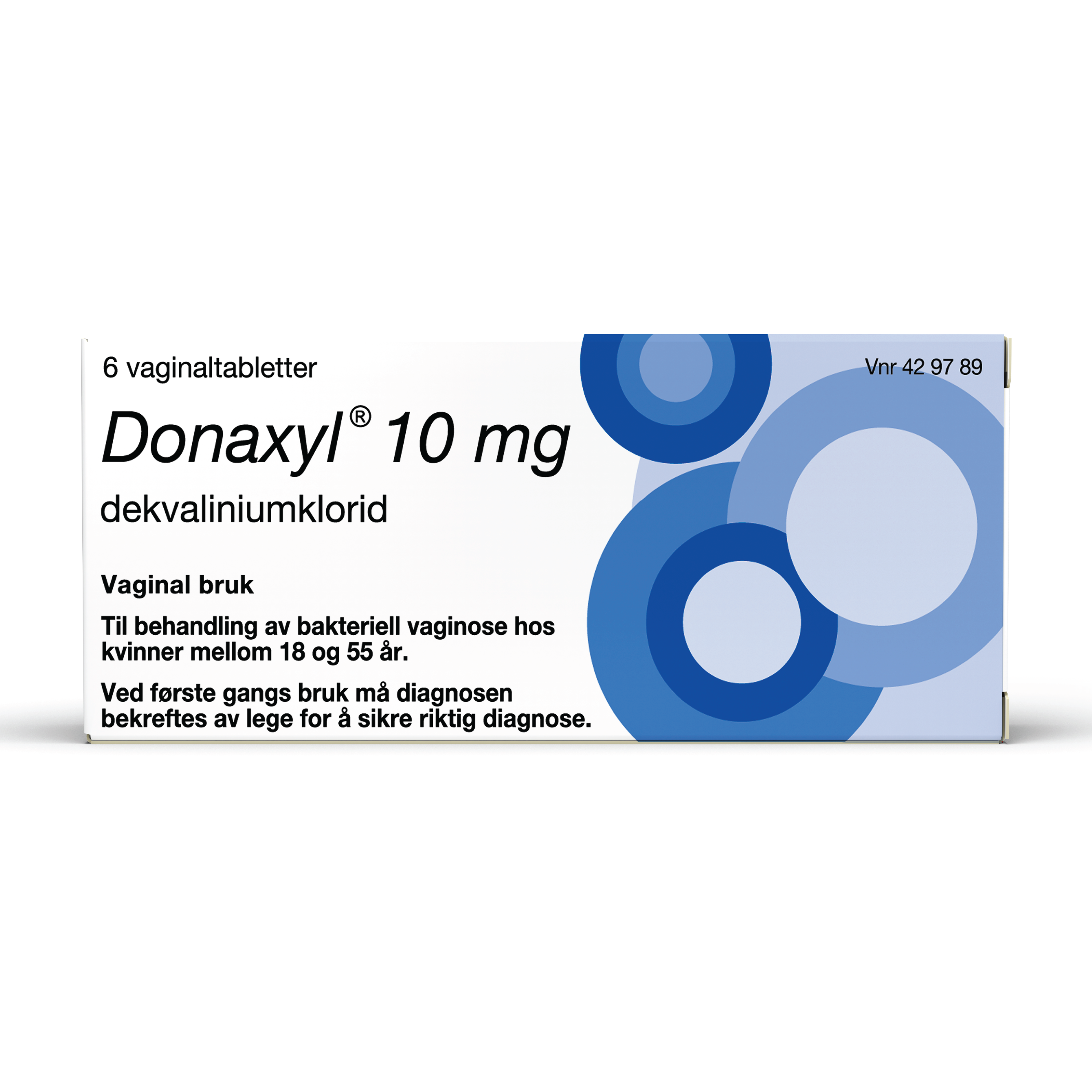 Donaxyl 10 mg vaginaltabletter, 6 stk.