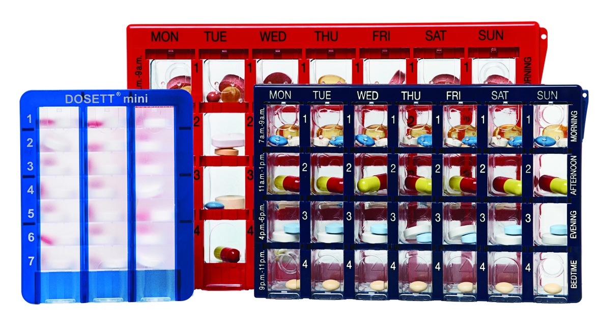 Dosett Dosett medi innsats transparent, 10 stk.