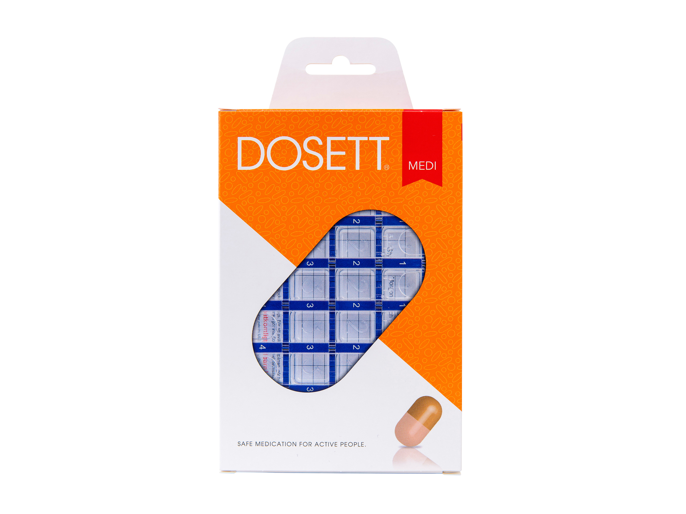 Dosett Medi, Blå, 1 stk.