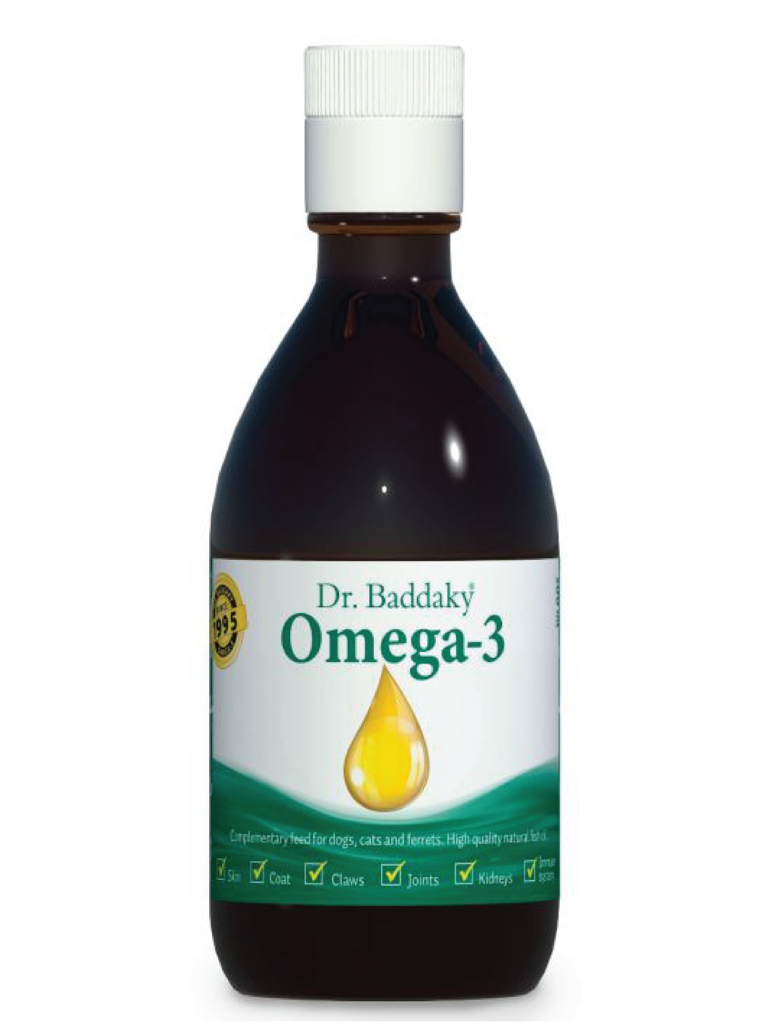 Dr Baddaky Omega-3 Fiskeolje, 200 ml