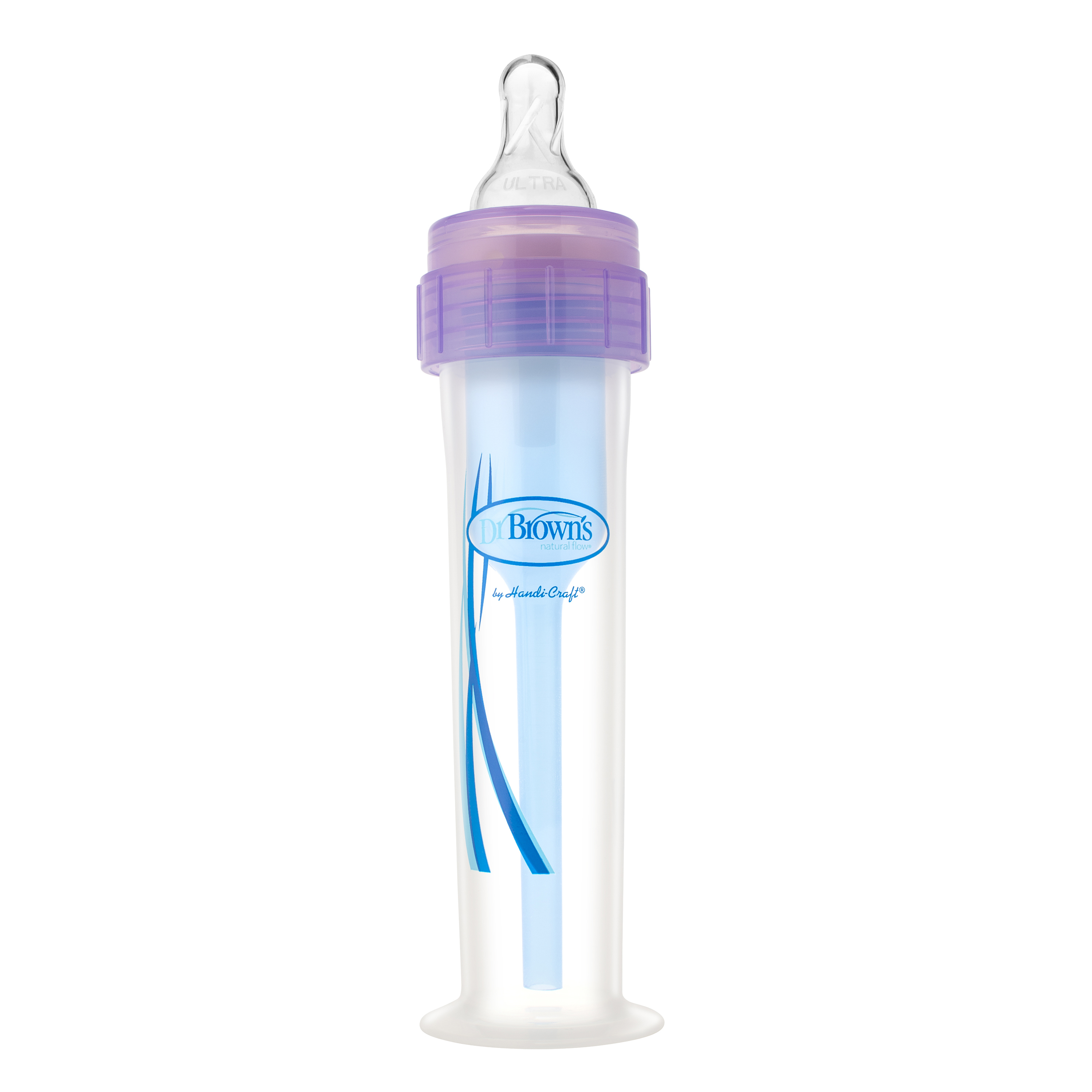 Dr. Brown's Accufeed Tåteflaske m/Preemie Nipple, 60 ml, lilla, 1 stk.