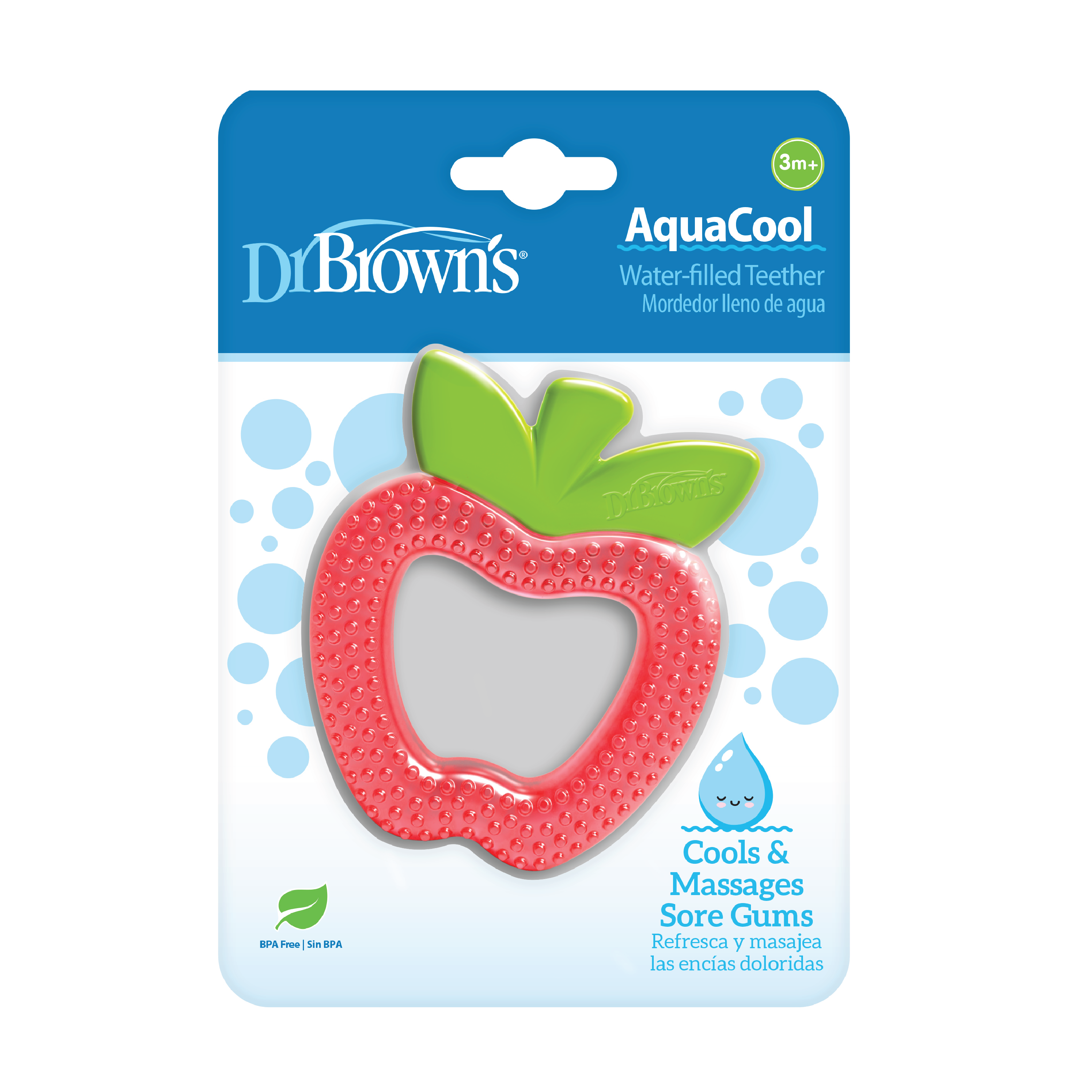 Dr. Brown's AquaCool Water Filled Teether Apple, 1 stk.