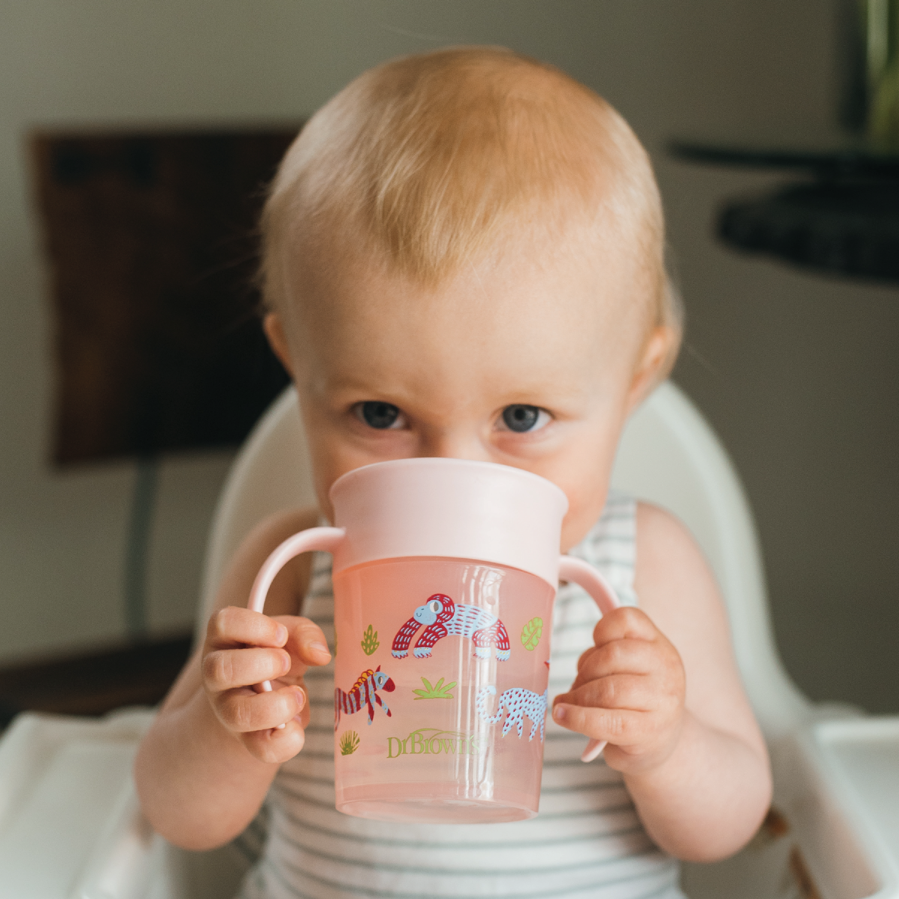 Dr. Brown's Cheers360 Spoutless Transition Cup, Rosa, 200 ml