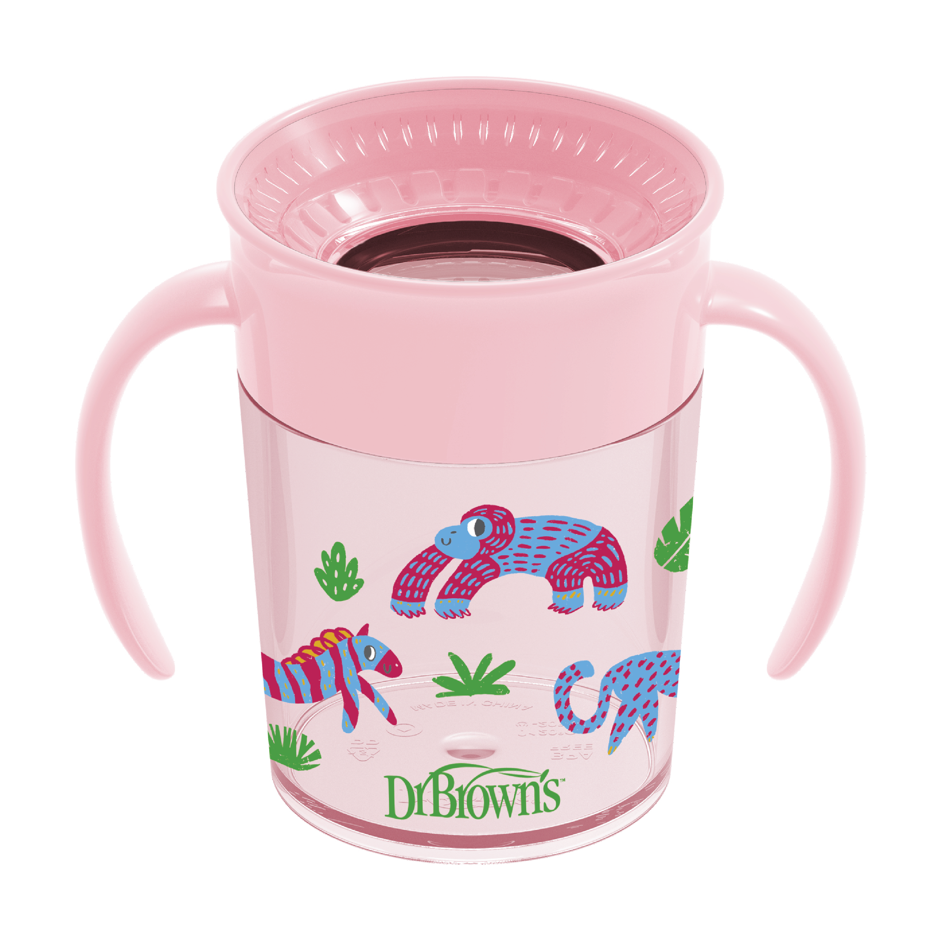 Dr. Brown's Cheers360 Spoutless Transition Cup, Rosa, 200 ml