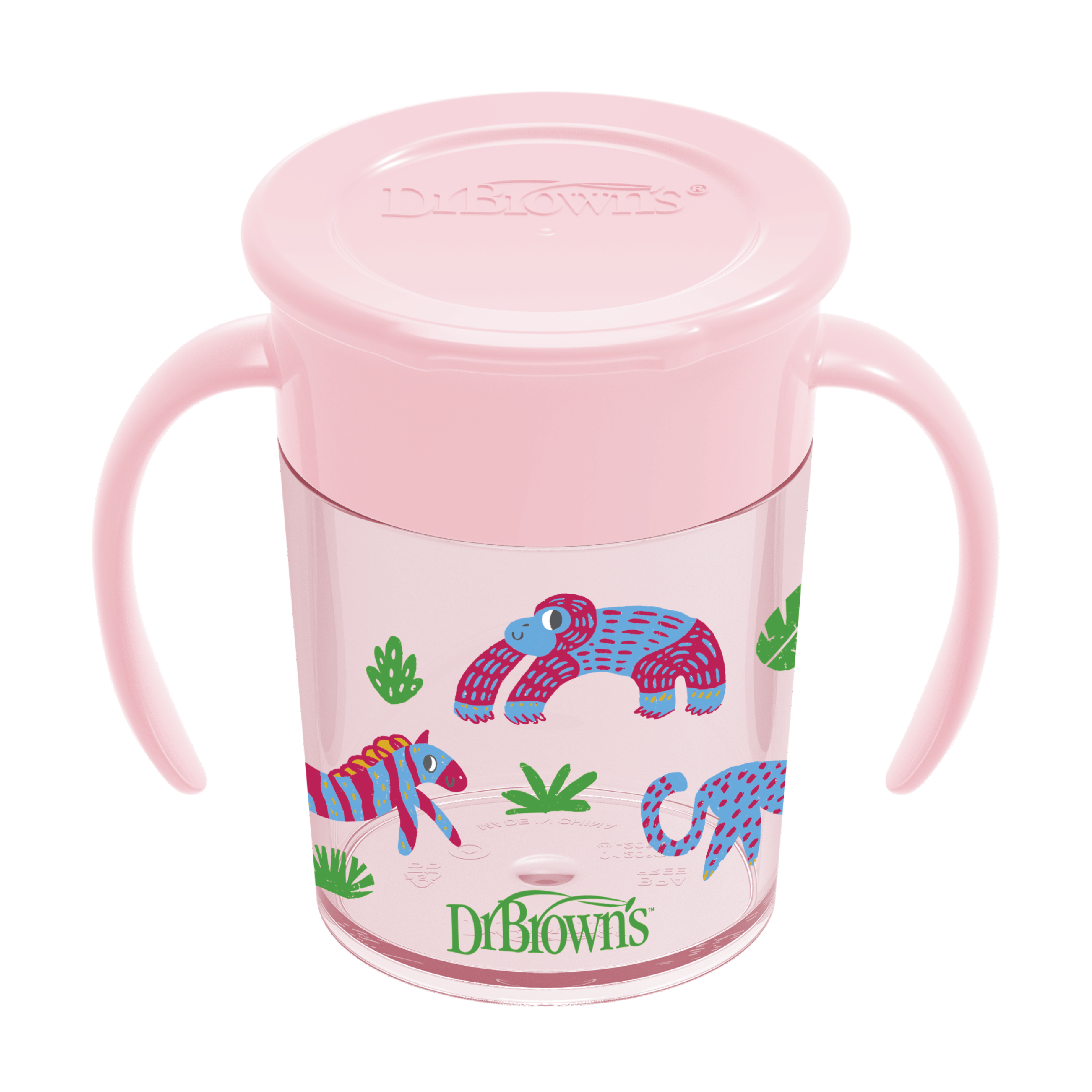 Dr. Brown's Cheers360 Spoutless Transition Cup, Rosa, 200 ml