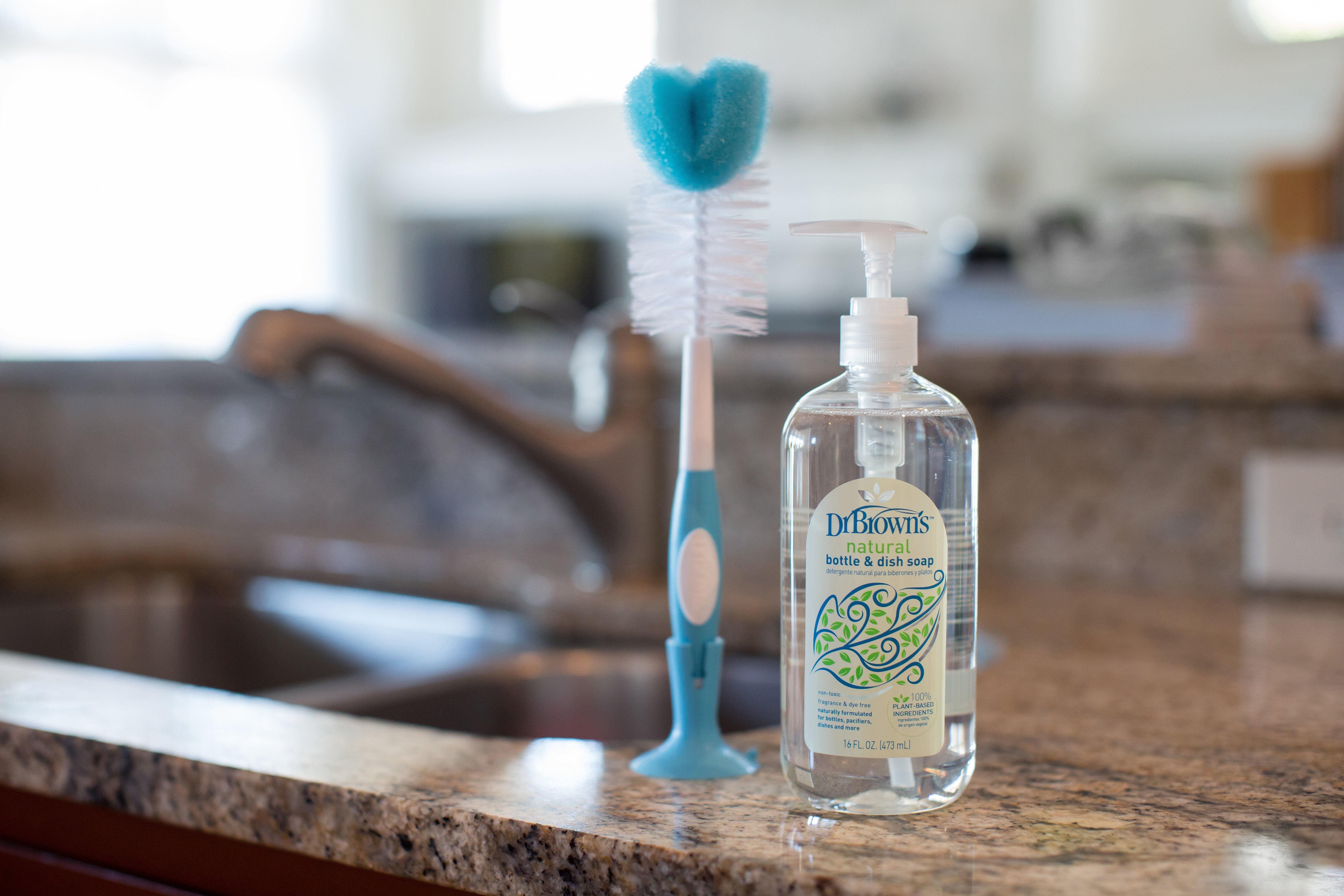 Dr. Brown's Flaskebørste, Blå, 1 stk.
