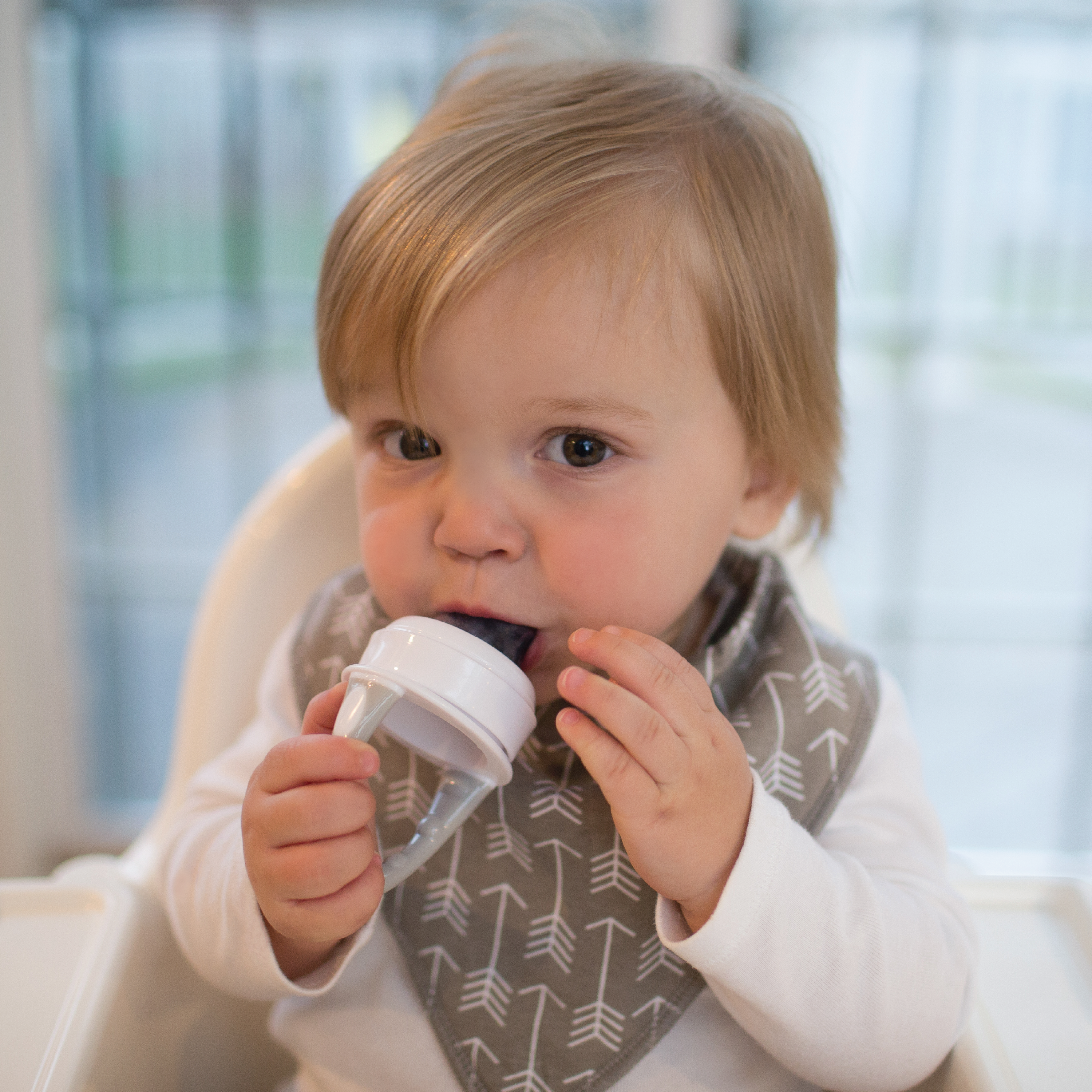 Dr. Brown's Fresh First Silicone Feeder, Grå, 1 stk.