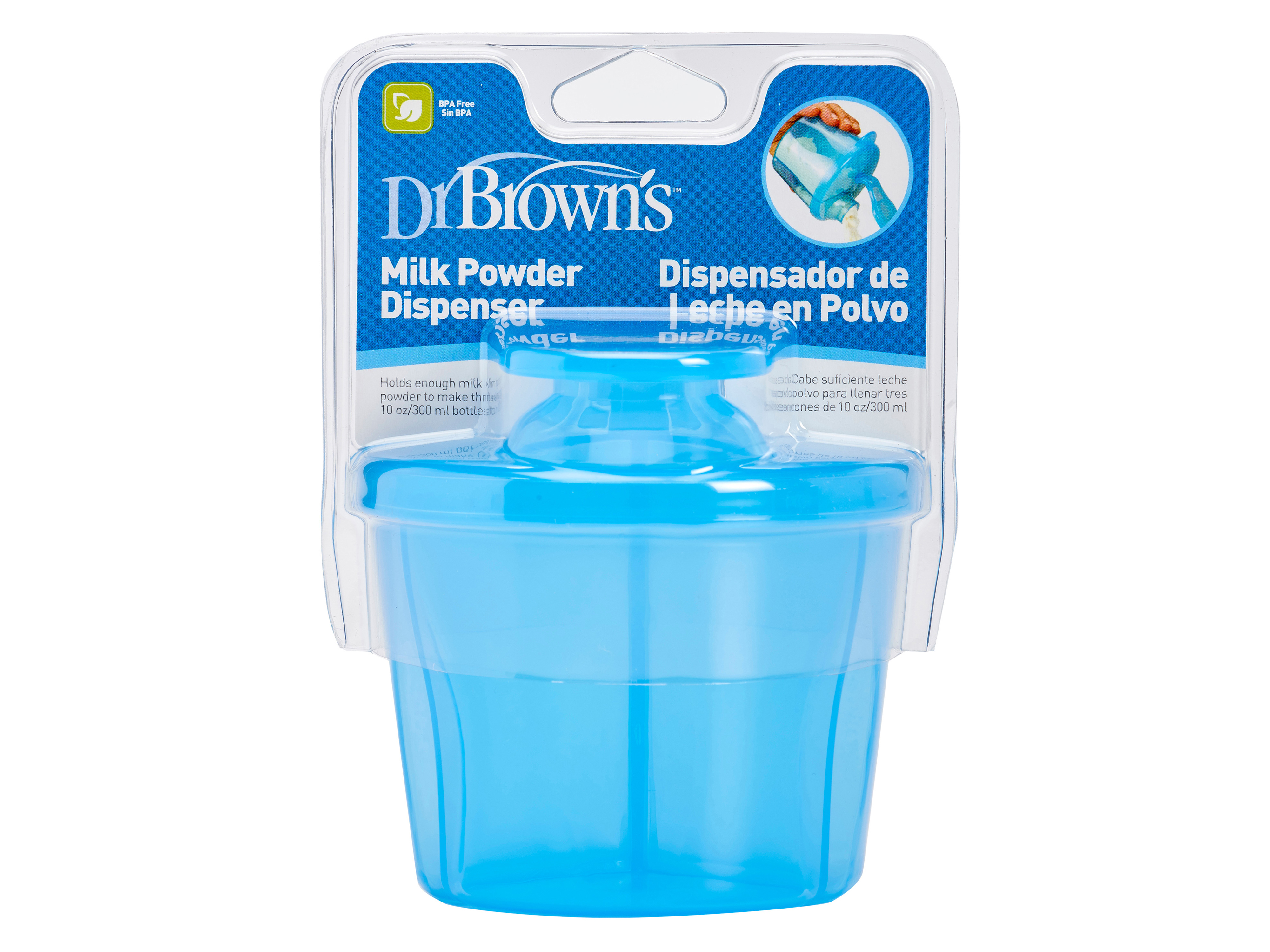 Dr. Brown's Melkepulverdispenser, Blå, 1 stk.