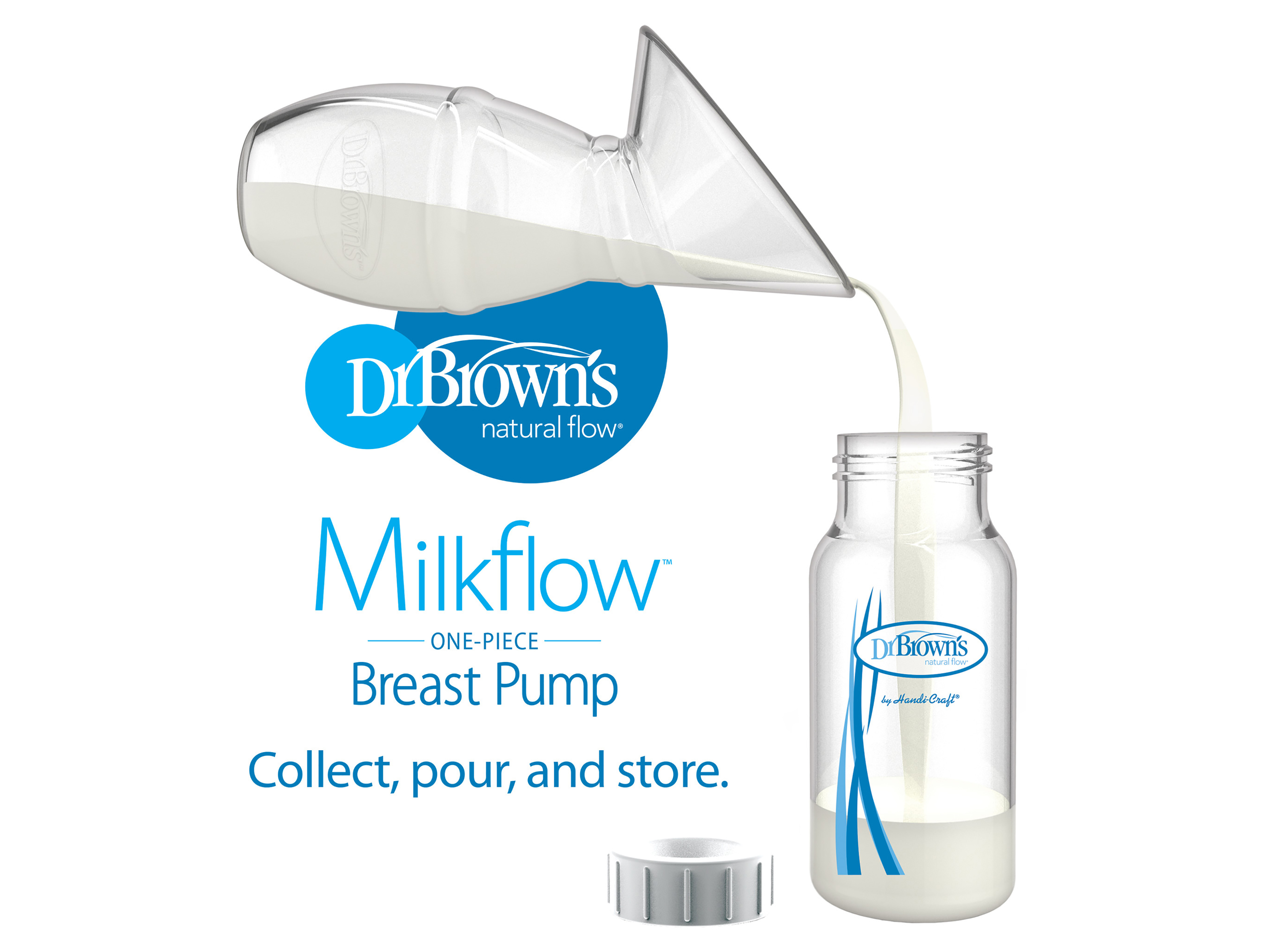 Dr. Brown's MilkFlow Breast Pump, 1 stk.